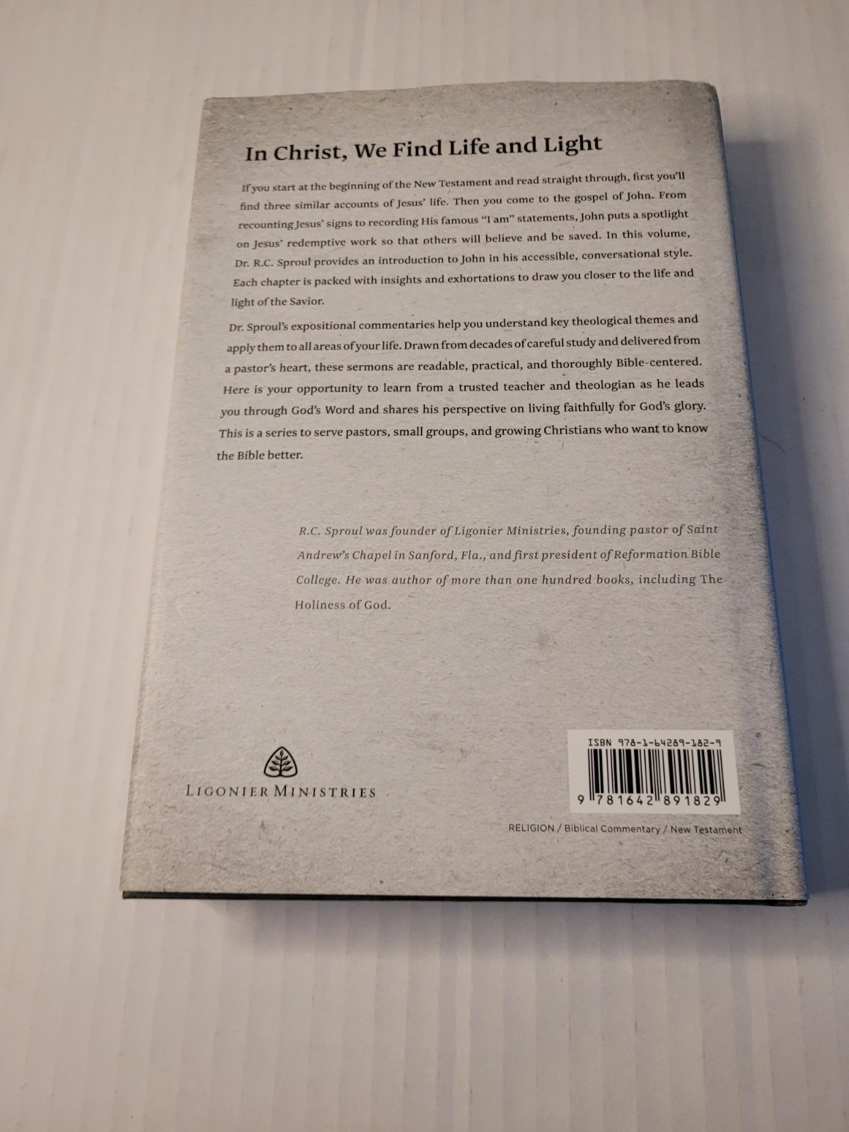 John: An Expositional Commentary – Hardcover By Sproul, RC – VERY GOOD