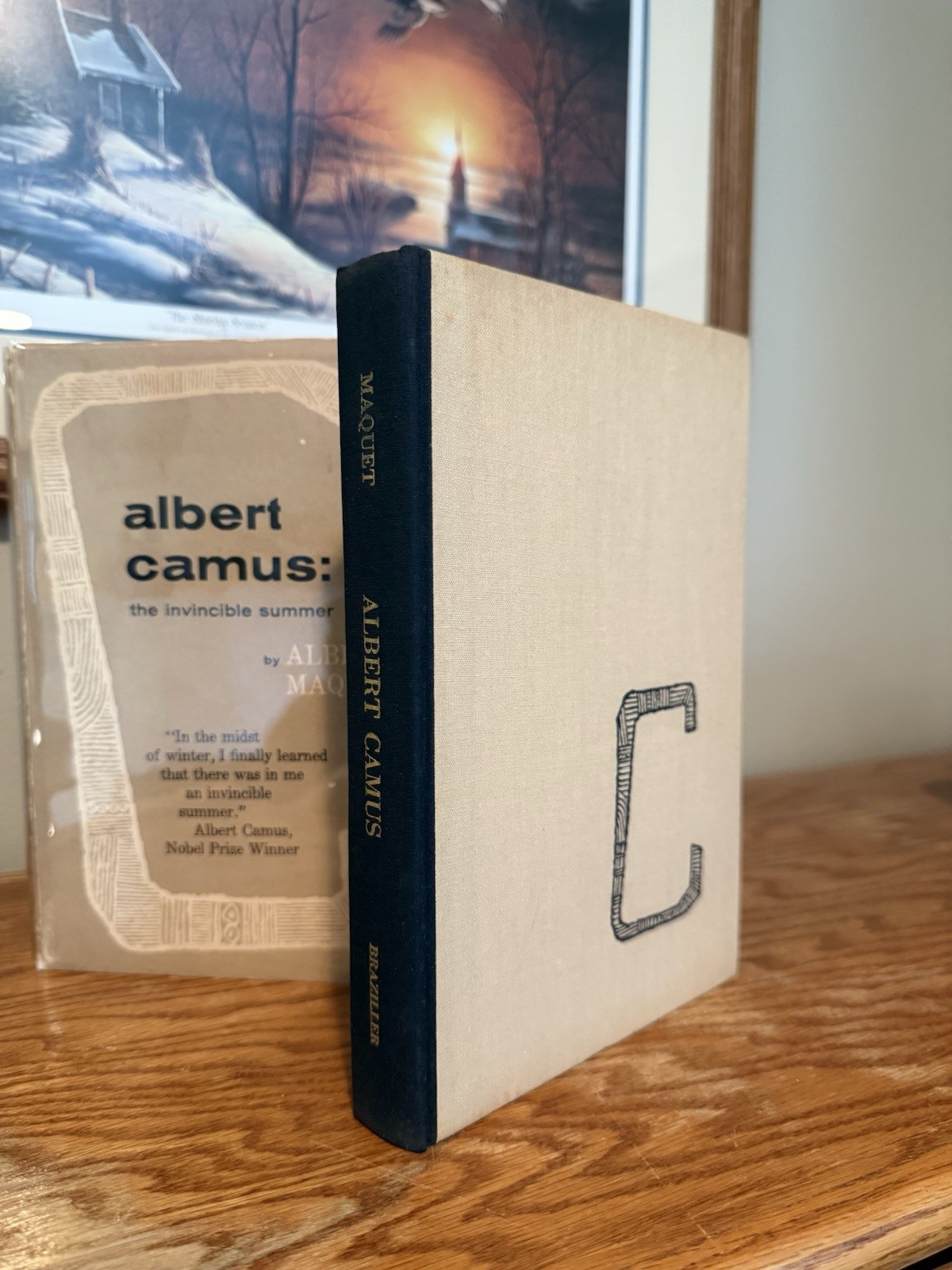 Albert Camus: The Invincible Summer by Albert Maquet 1st Edition 1958 Hardcover