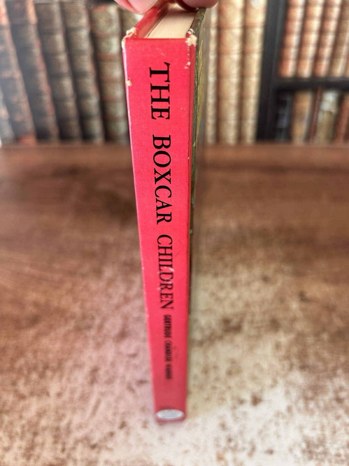 Vintage The Boxcar Children by Gertrude Chandler Warner 1977 Red Spine Hardcover