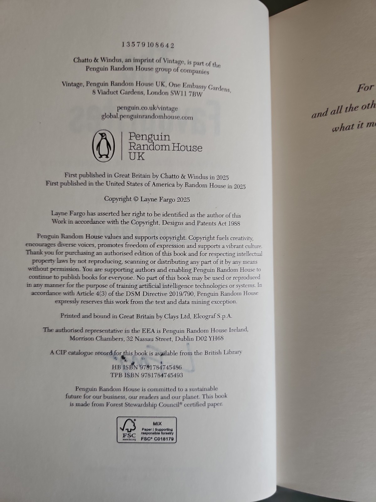 The Favourites by Layne Fargo SIGNED/NUMBERED Goldsboro SPRAYED EDGES UK 1st