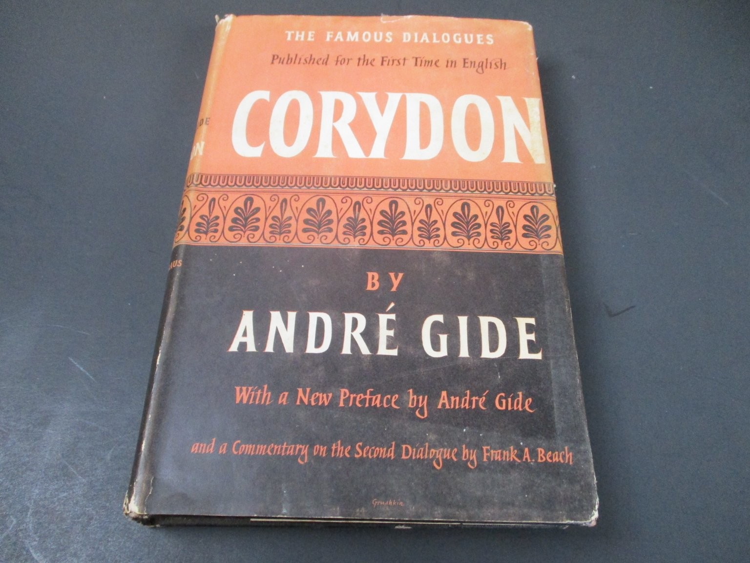Corydon André Gide 1950 First English Edition Philosophy LGBTQ Farrar Straus