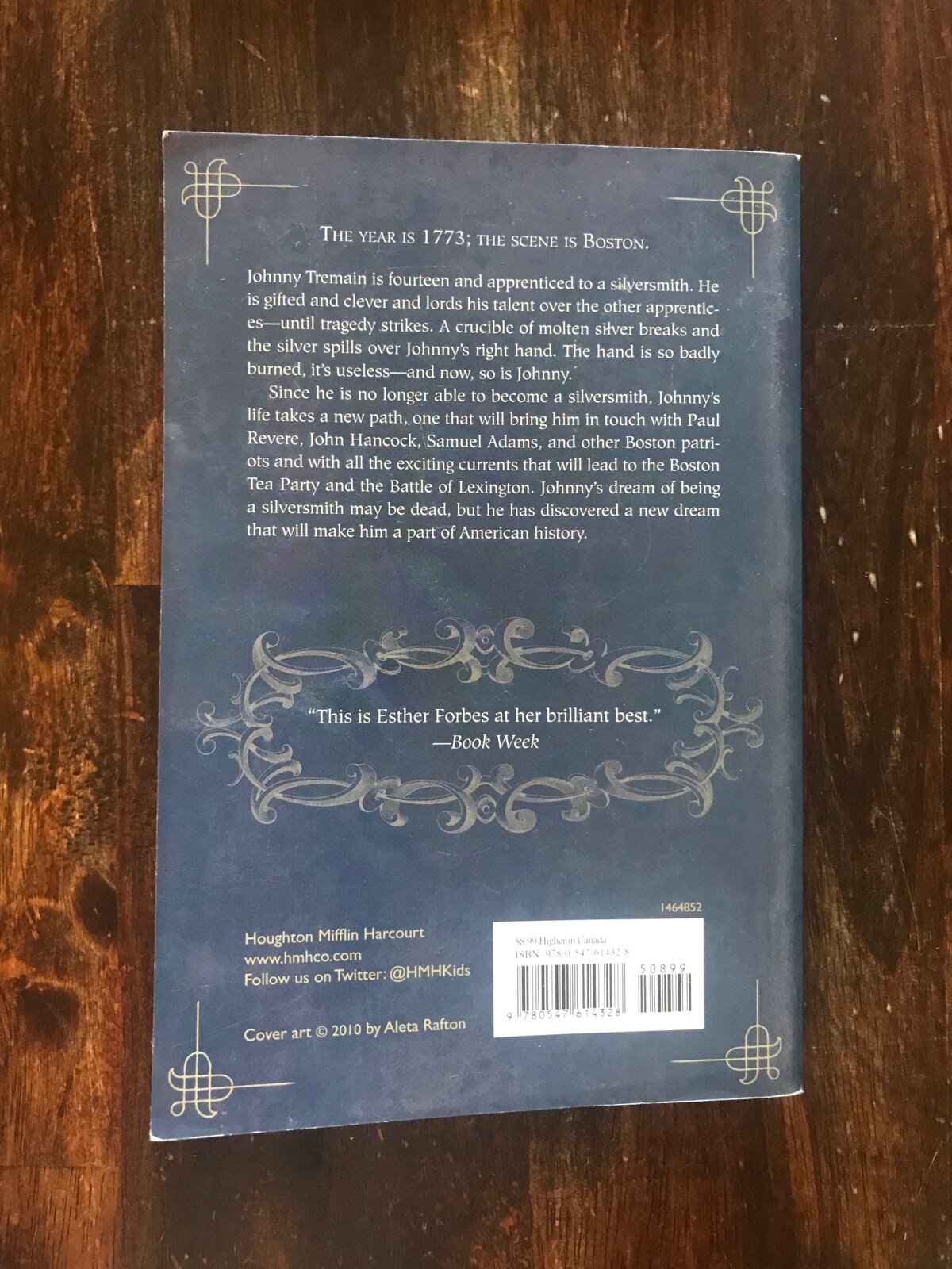 Johnny Tremain by Esther Hoskins Forbes (2011, Trade Paperback)