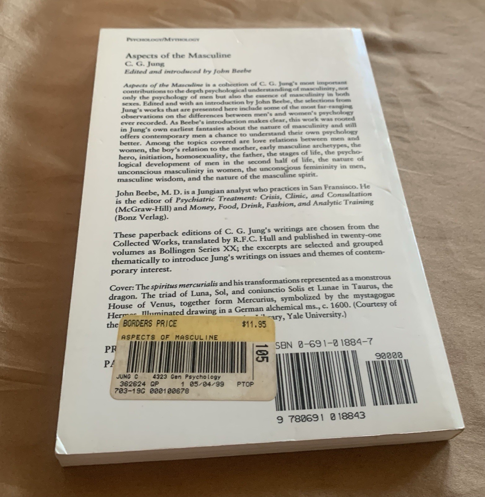 Aspects of the Masculine by C. G. Jung (1989, Trade Paperback)