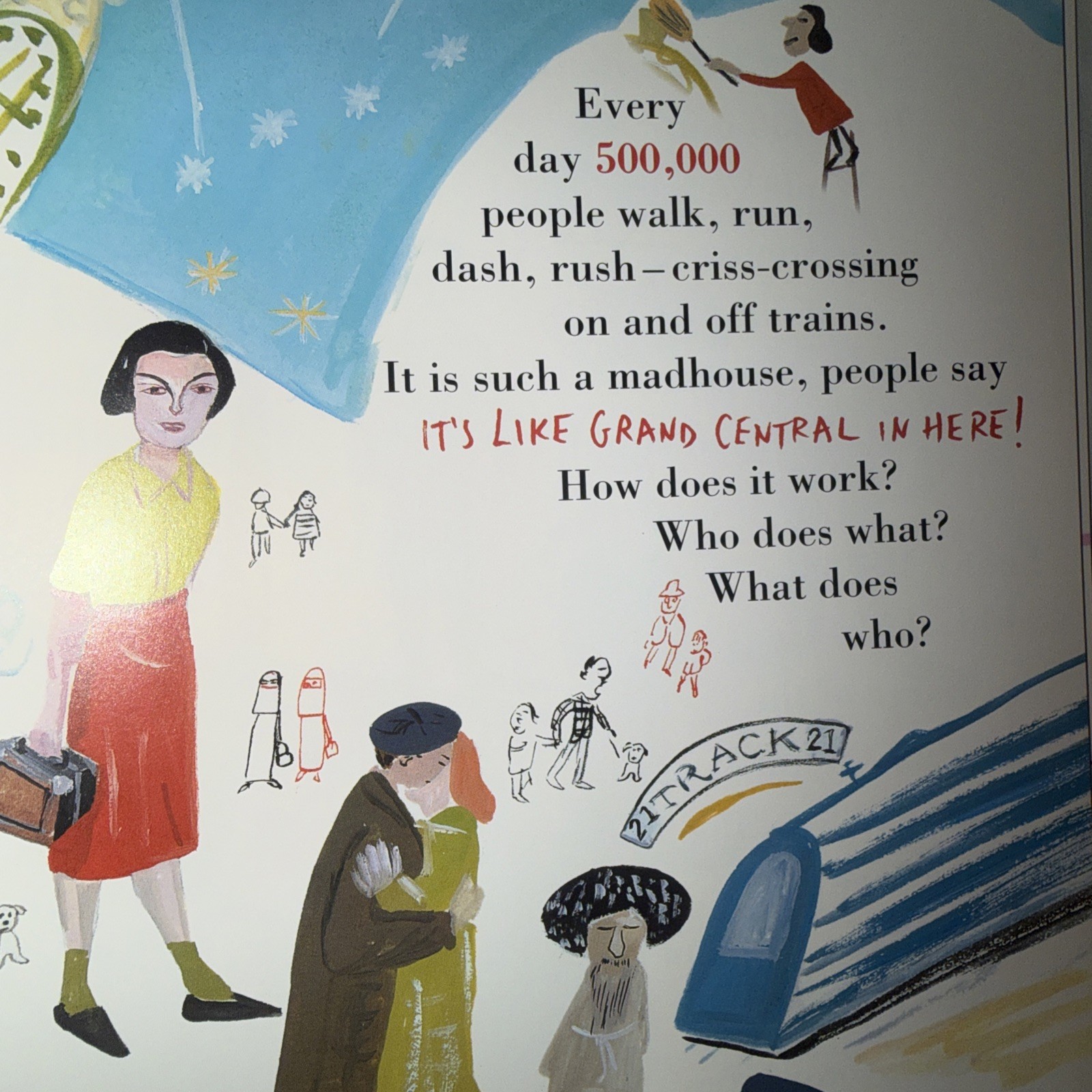 Next Stop Grand Central Maira Kalman, HCDJ 0399229264 Children’s Book