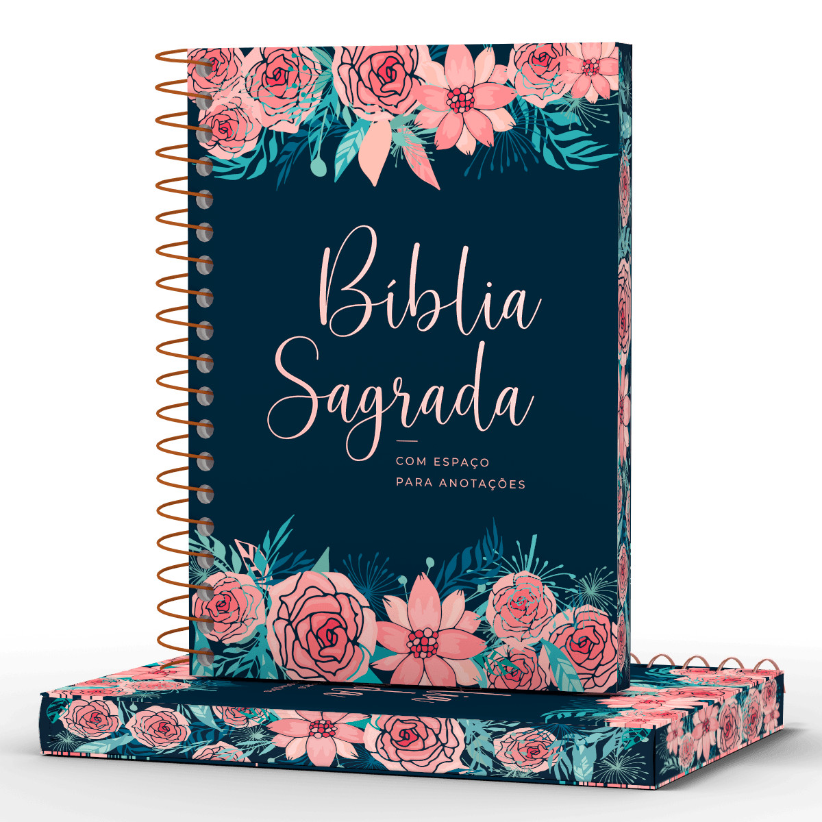 Biblia Sagrada: Anote – NVI – Capa: Espiral Capa Dura (Em Portugues do Brasil)