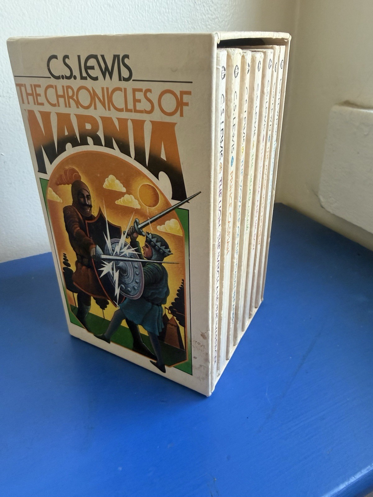 Vintage C. S. Lewis The Chronicles of Narnia Box Set Collier