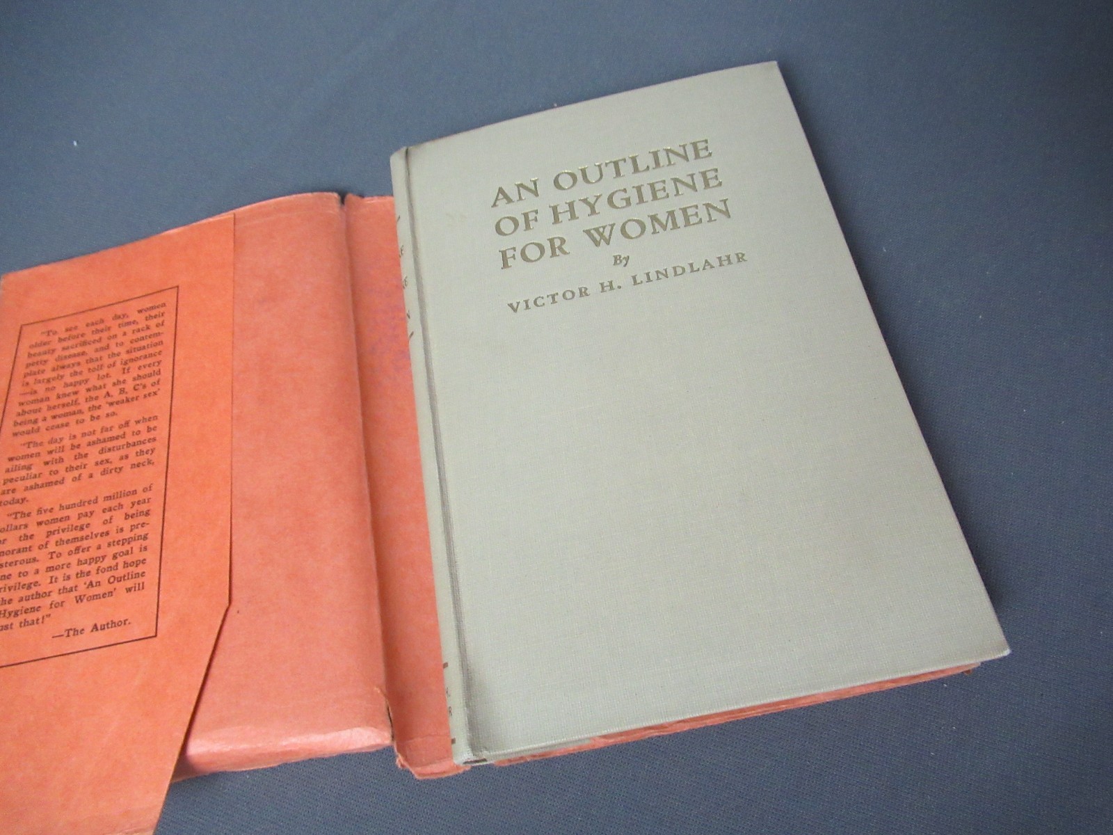 An Outline Of Hygiene For Woman Book By Dr V.H. Lindlahr – 1928 154 Pages aa6 jk