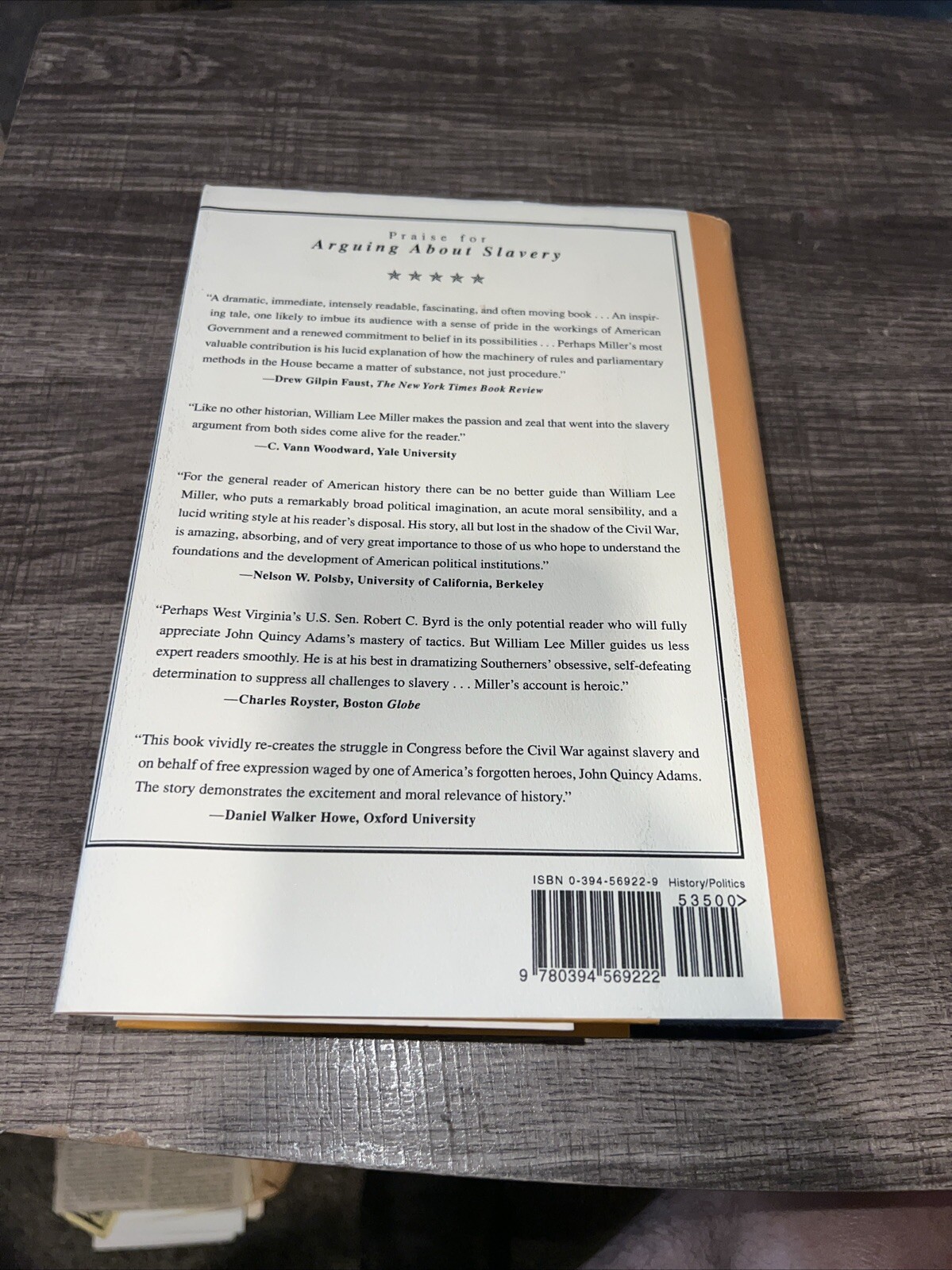 Arguing About Slavery Great Battle US Congress By William Lee Miller 1996 HC/b4