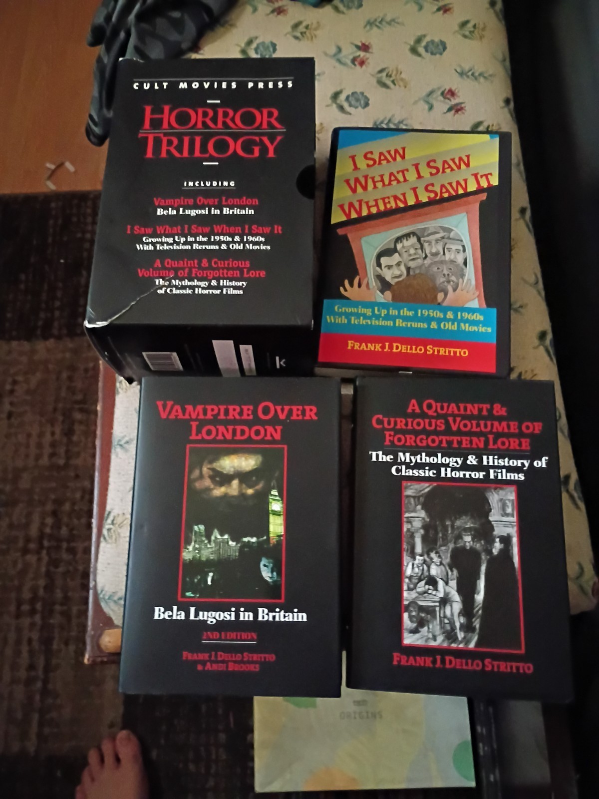 SIGNED 1st ED Set Of 3: A Quaint & Curious Volume Vampire Over London I Saw What