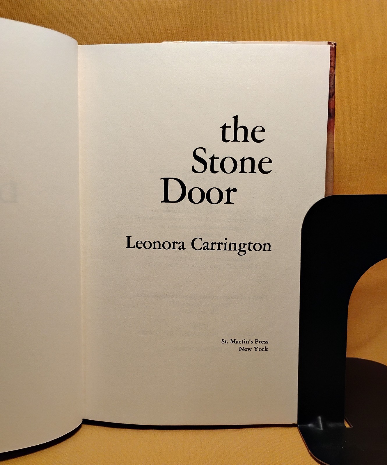 the Stone Door Leonora Carrington St. Martin’s Press 1977 HCDJ 1st U.S. edition