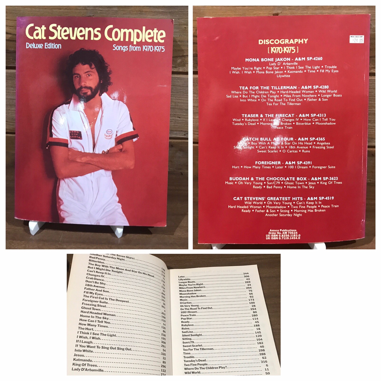 Cat Stevens Complete: Songs from 1970-1975 – 1988 Deluxe Ed. – Ex Cond 328 Pages