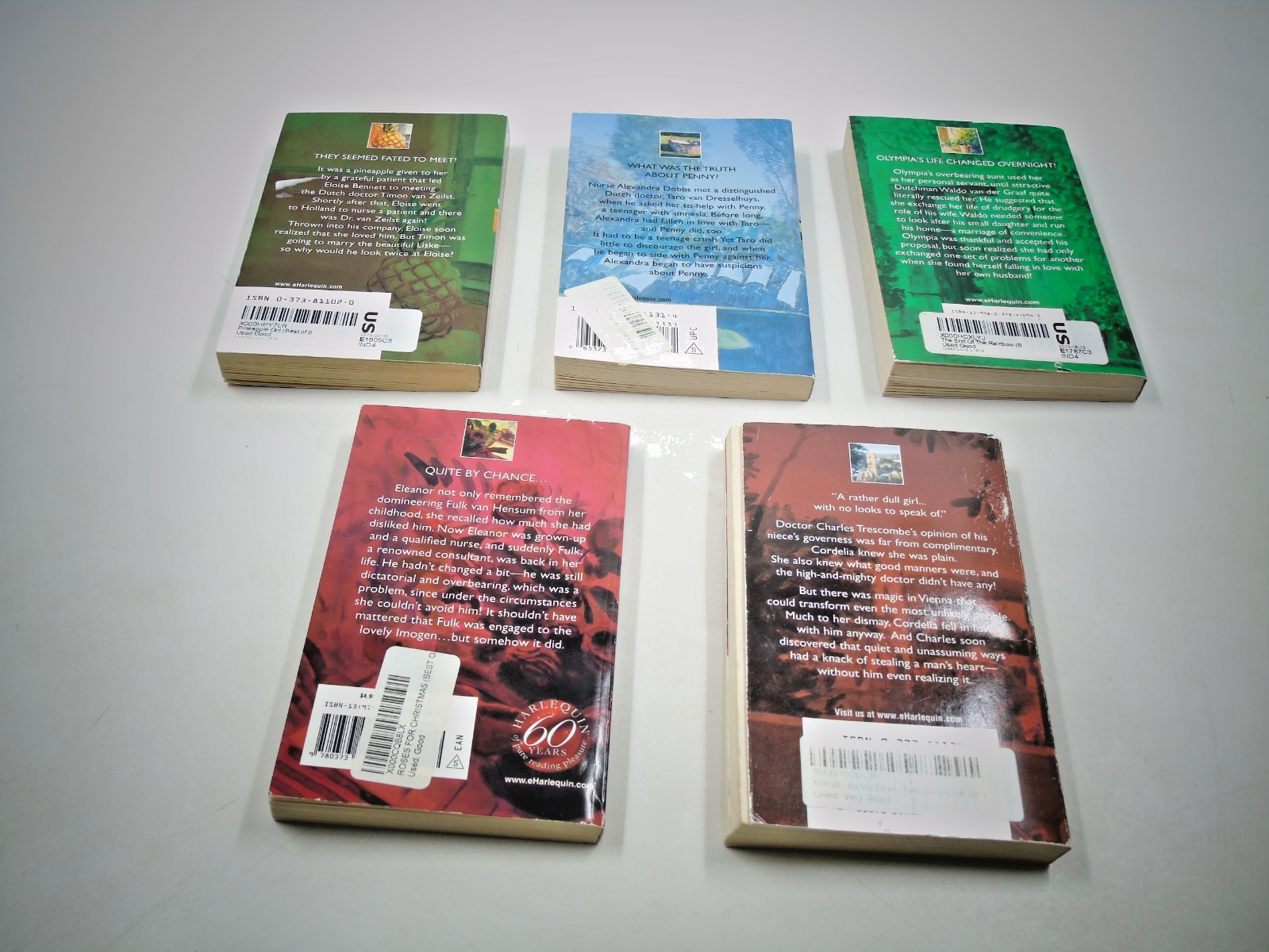 Vintage Lot of 10 Betty Neels Harlequin Romance Paperback Books, See Description
