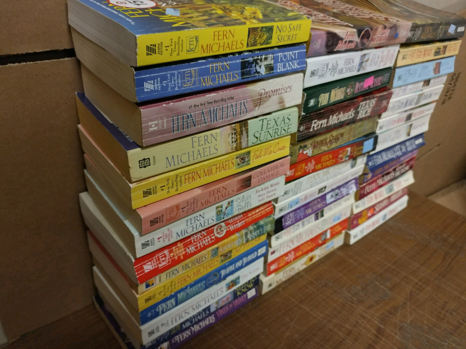 Lot of 10 Fern Michaels Romance Historical Sisterhood PAPERBACK Books RANDOM MIX