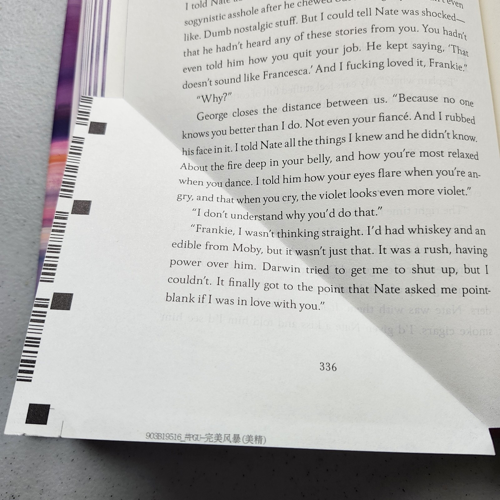 Our Perfect Storm by Carley Fortune. Hardcover. Contains Unique Printing Error.