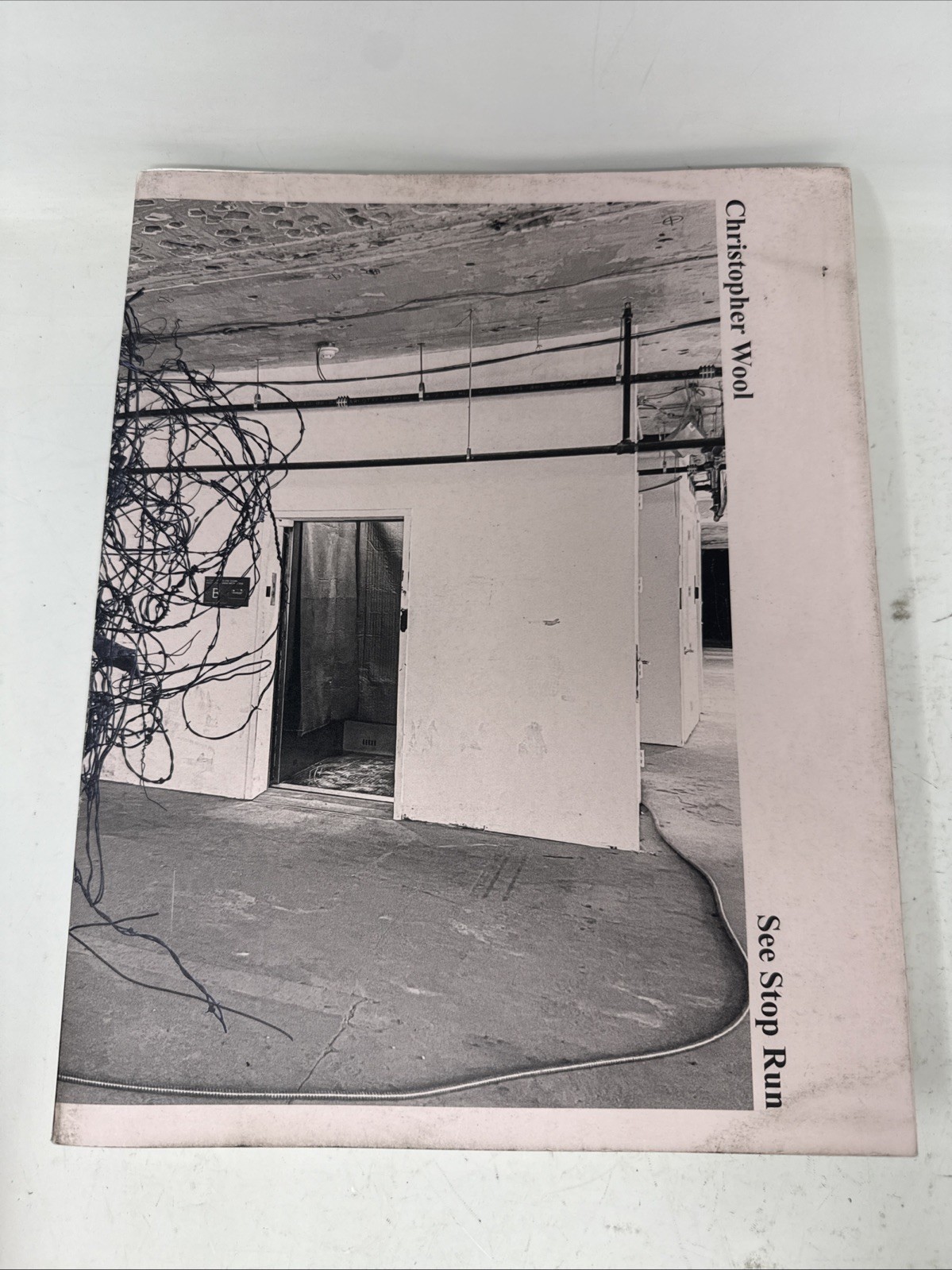 Christopher Wool – See Stop Run Paperback *Cover damage. Pages Like New