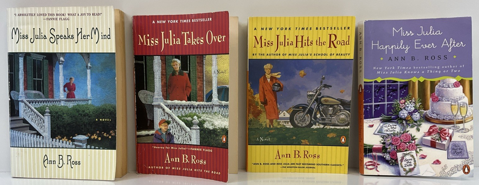 Miss Julia Ann B. Ross mixed lot of 3HC/4PB books Southern Mystery