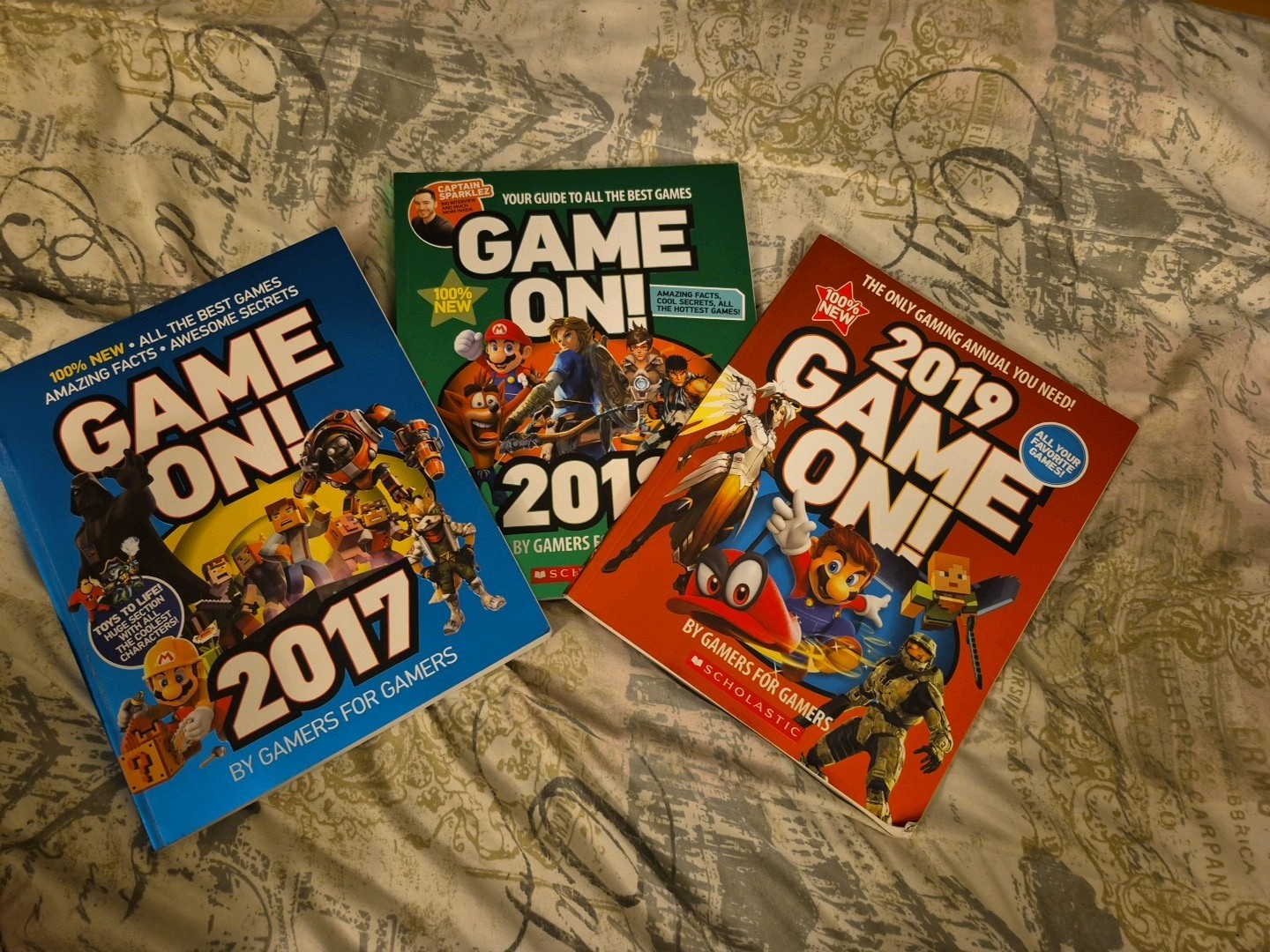 Game On! Collection Of Books From 2017-2019 Complete Set Great Conditions