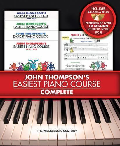 John Thompson’s Easiest Piano Course – Complete. Thompson 9781423468226 New**