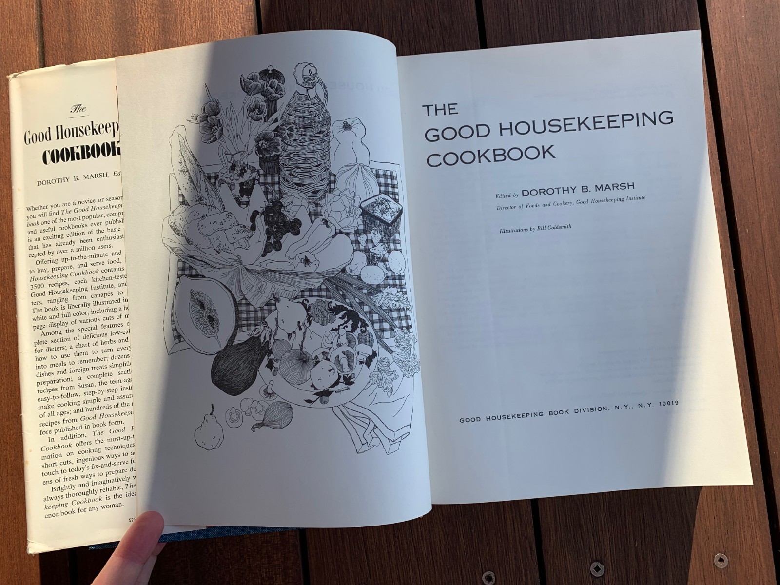 The New Good Housekeeping Cookbook 1963 Vintage Hardcover Blue 7th Print