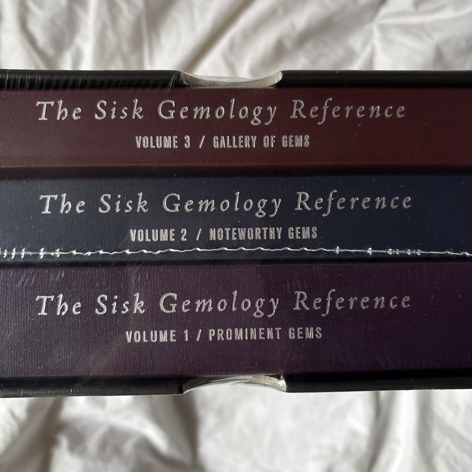 Brand New The Sisk Gemology Reference Professional Edition 3 Volumes Box Set