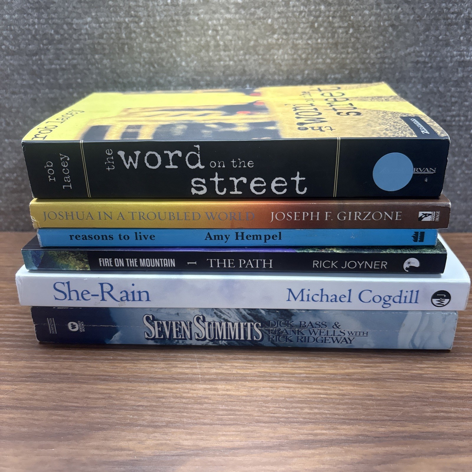 Christian Book Bundle Of 6 Fiction Religious Literary Paperbacks Faith Novels