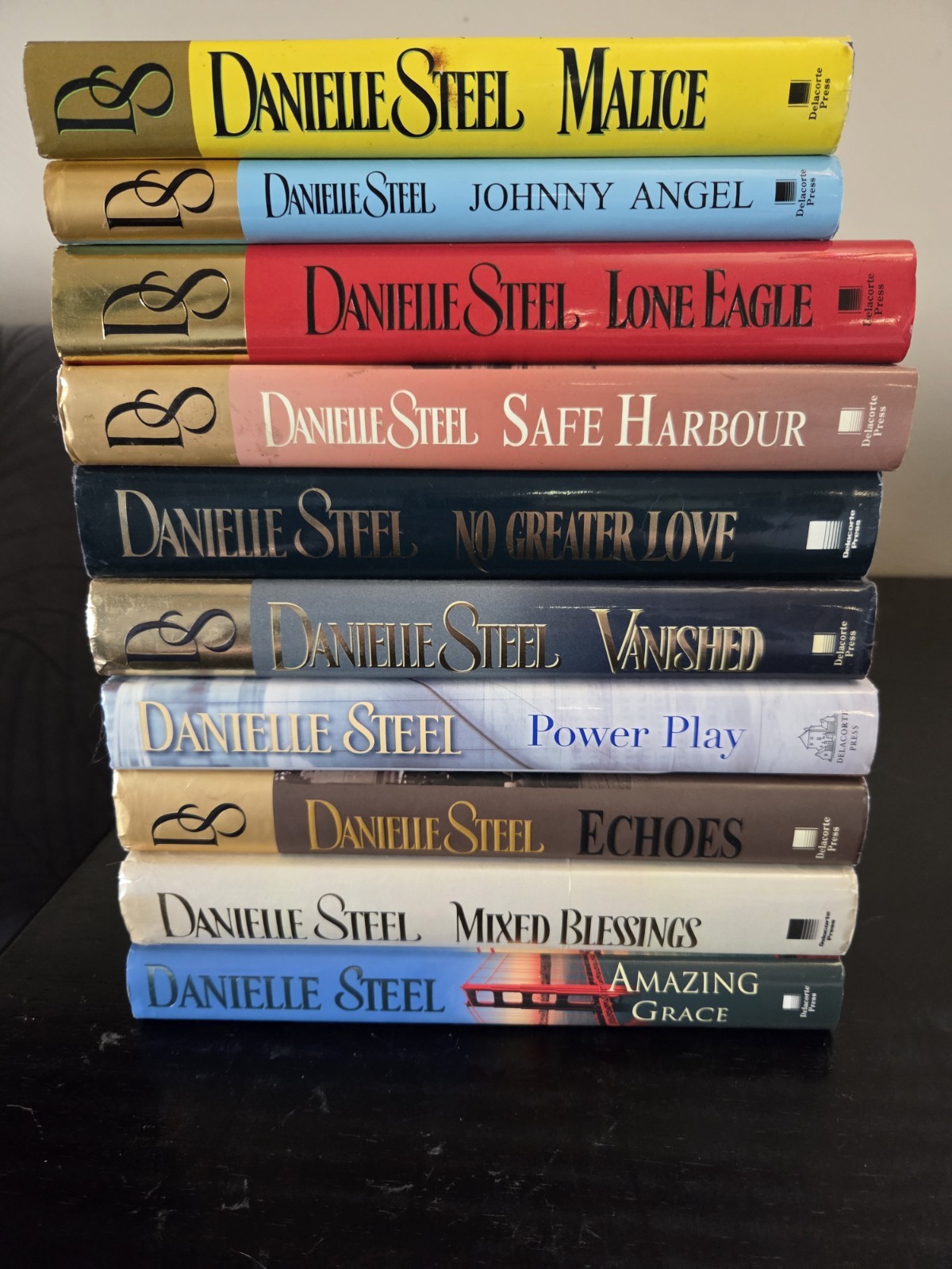 Danielle Steel Lot Of 10 Hardcover. 7 Autosigned Covers