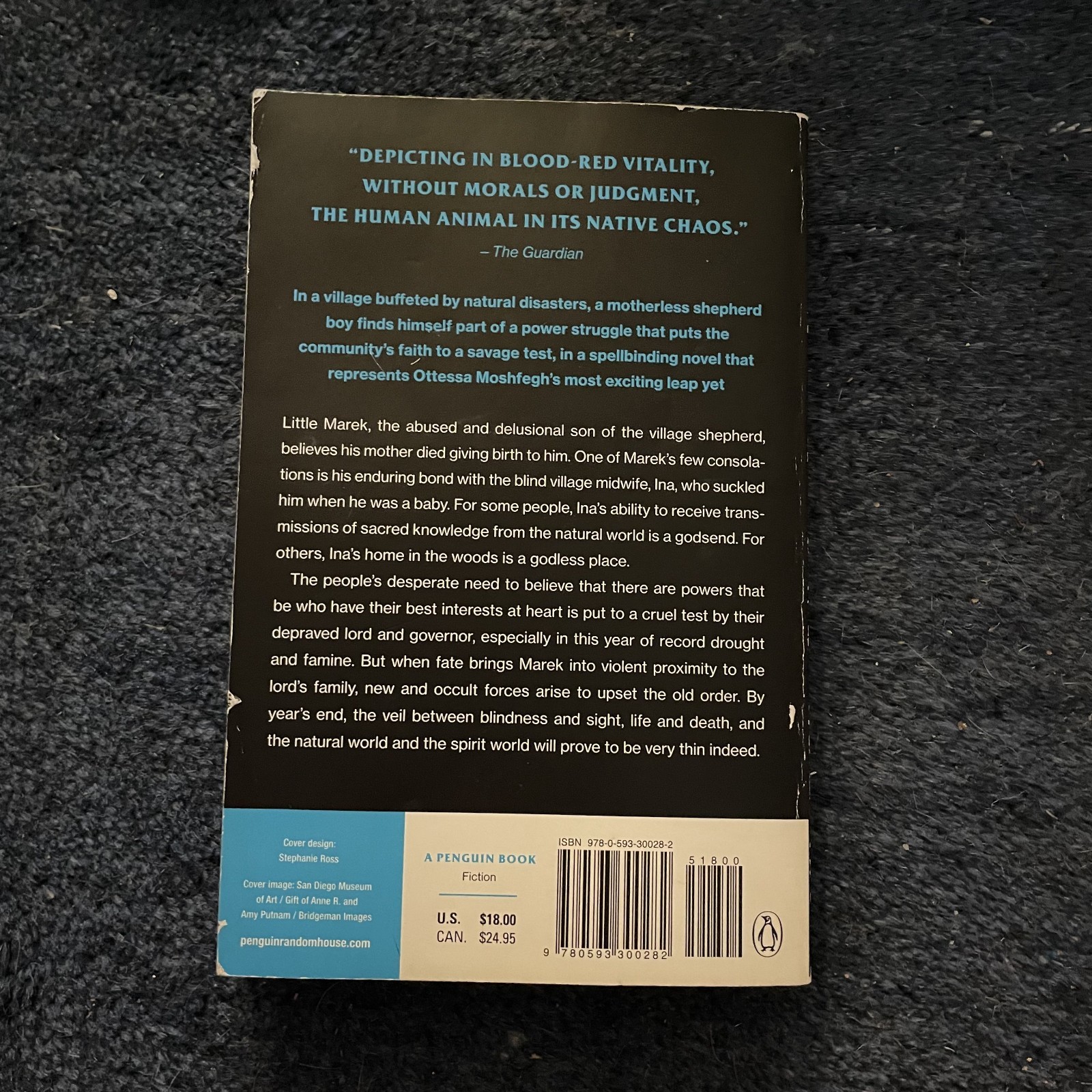Lapvona – Ottessa Moshfegh paperback