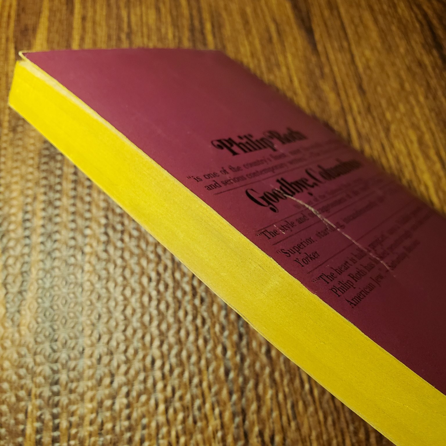 Goodbye, Columbus Philip Roth 1963 Bantam Edition Fiction Classic