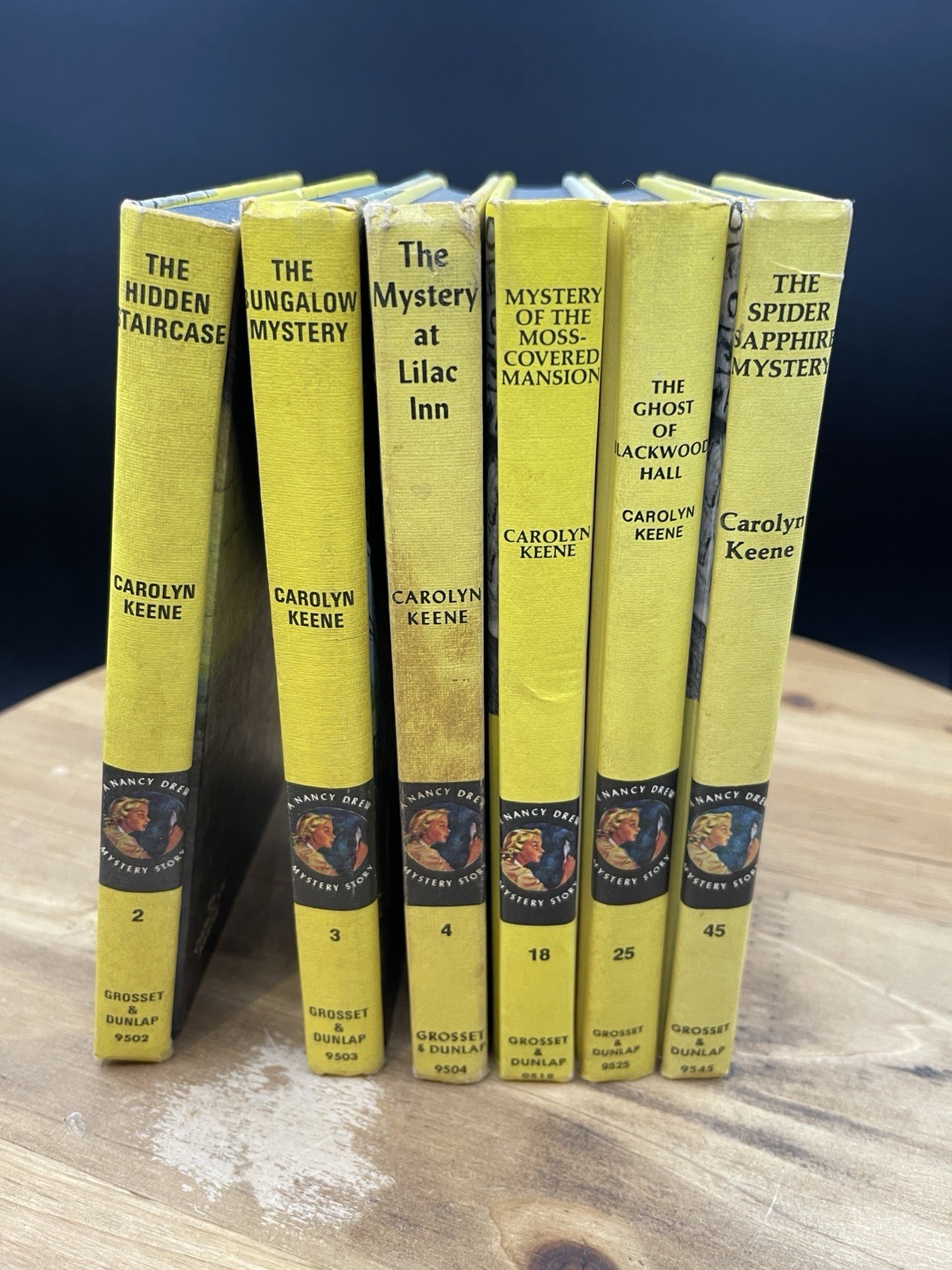 Lot of 6 Nancy Drew Mystery Stories Carolyn Keene HC Books Vintage 1960s VTG