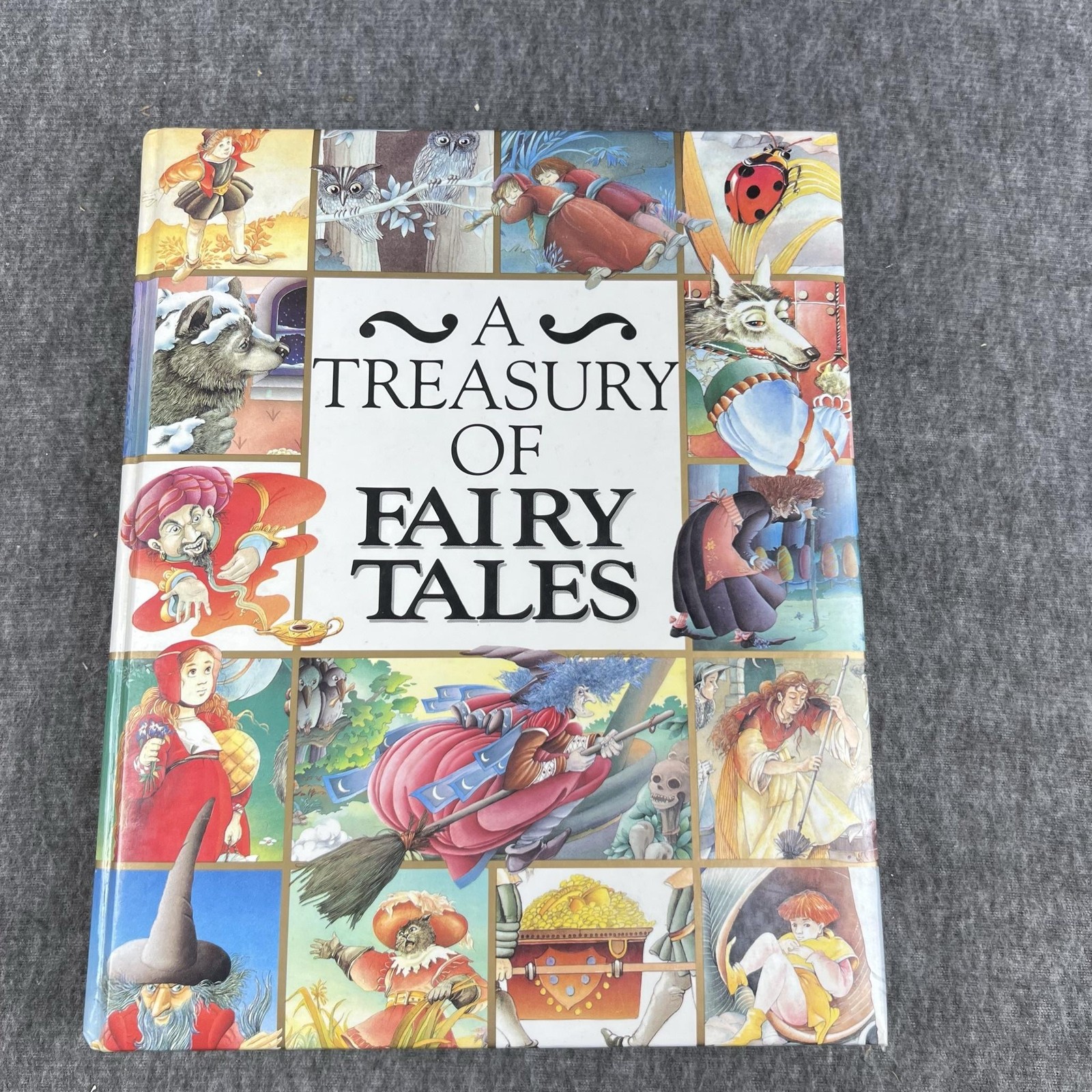 Vintage A Treasury Of Fairy Tales Transedition HC Illustrated Multicolor USA