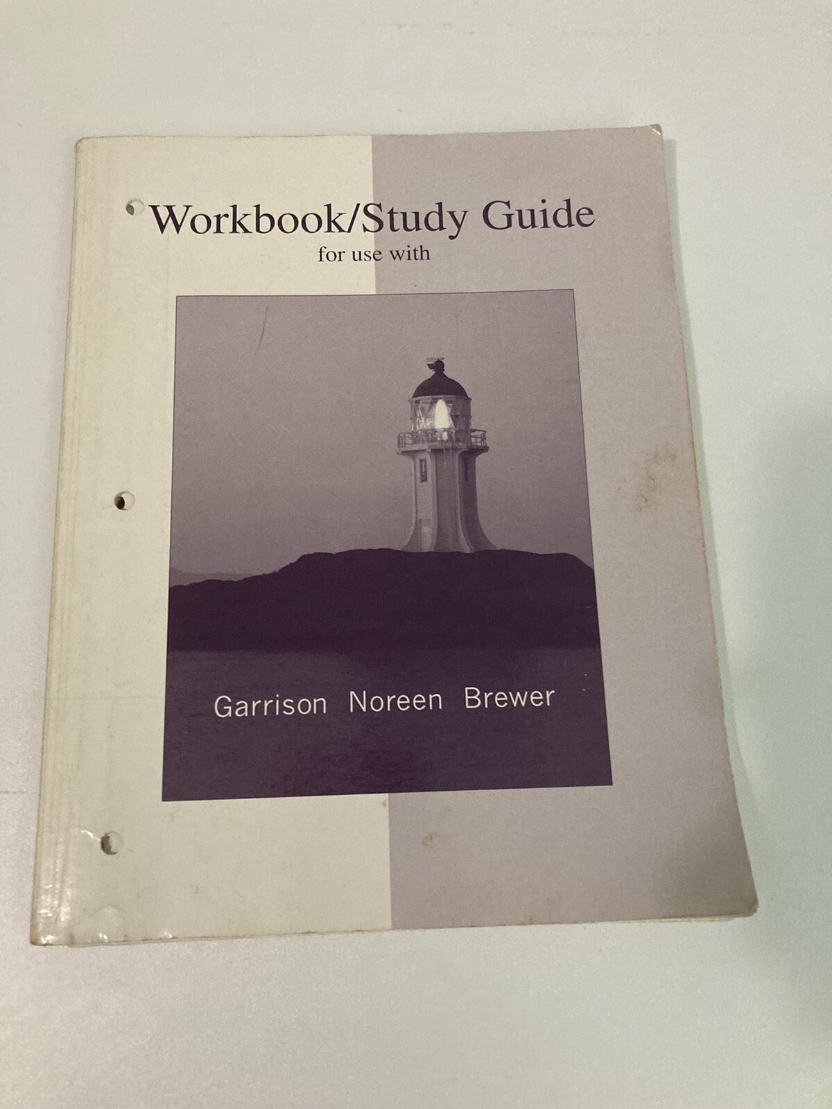Workbook/Study Guide for Use with Managerial Accounting