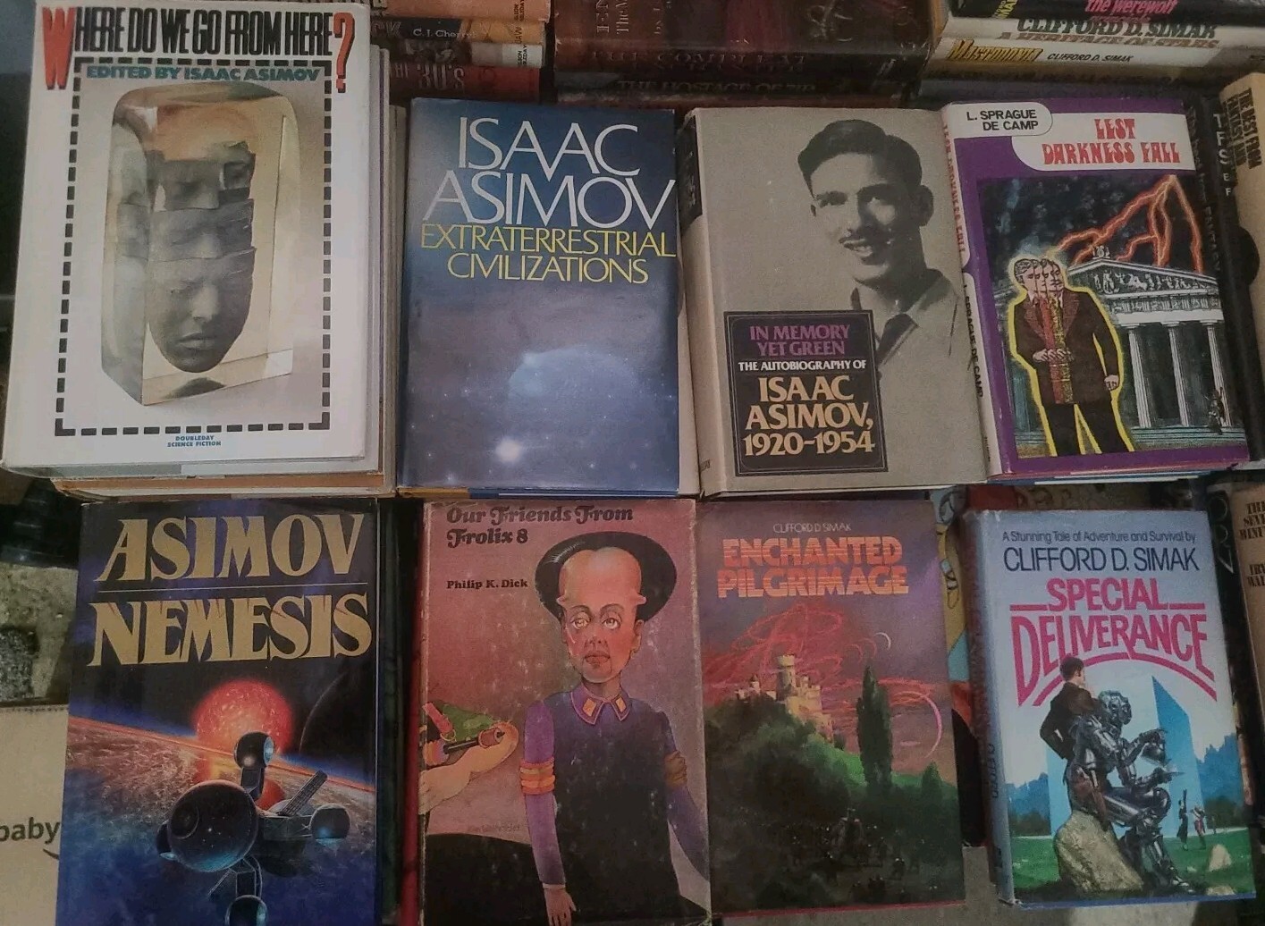 Science Fiction Hardcover Lot Free Ship, BCE HC DJ Lot Of 3*** Requests Allowed