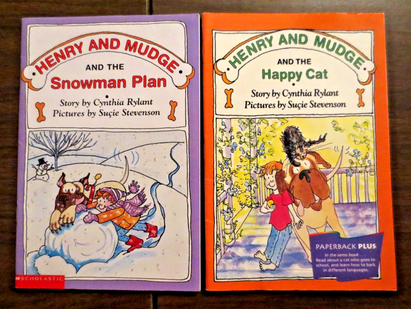 HENRY & MUDGE + ANNIE & SNOWBALL By Cynthia Rylant Lot of 9 Kids Books