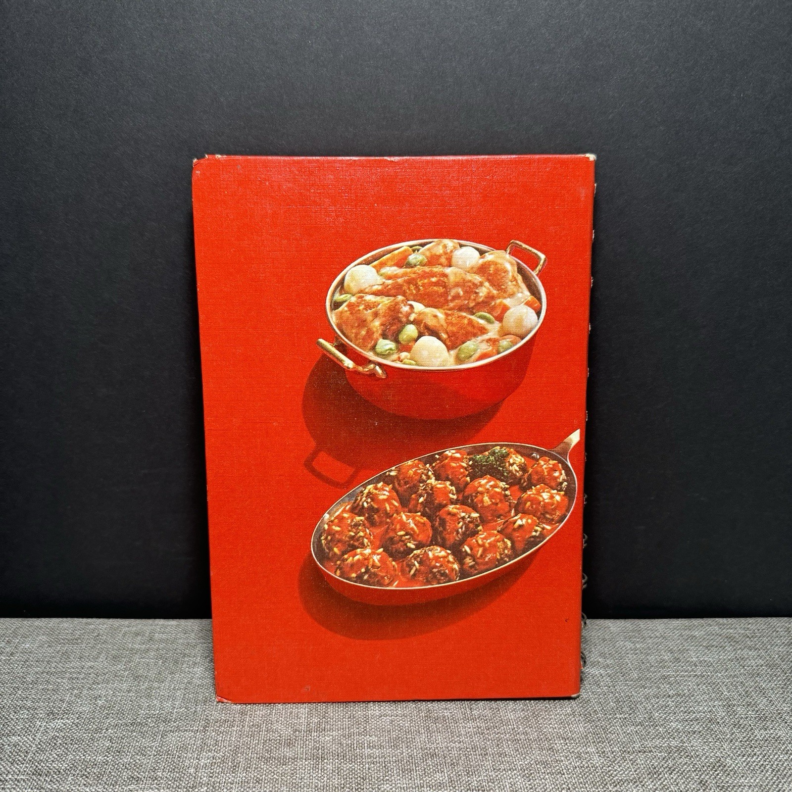 Vintage Campbell’s Cooking with Soup Cookbook Spiral Bound Hardcover Recipe Book