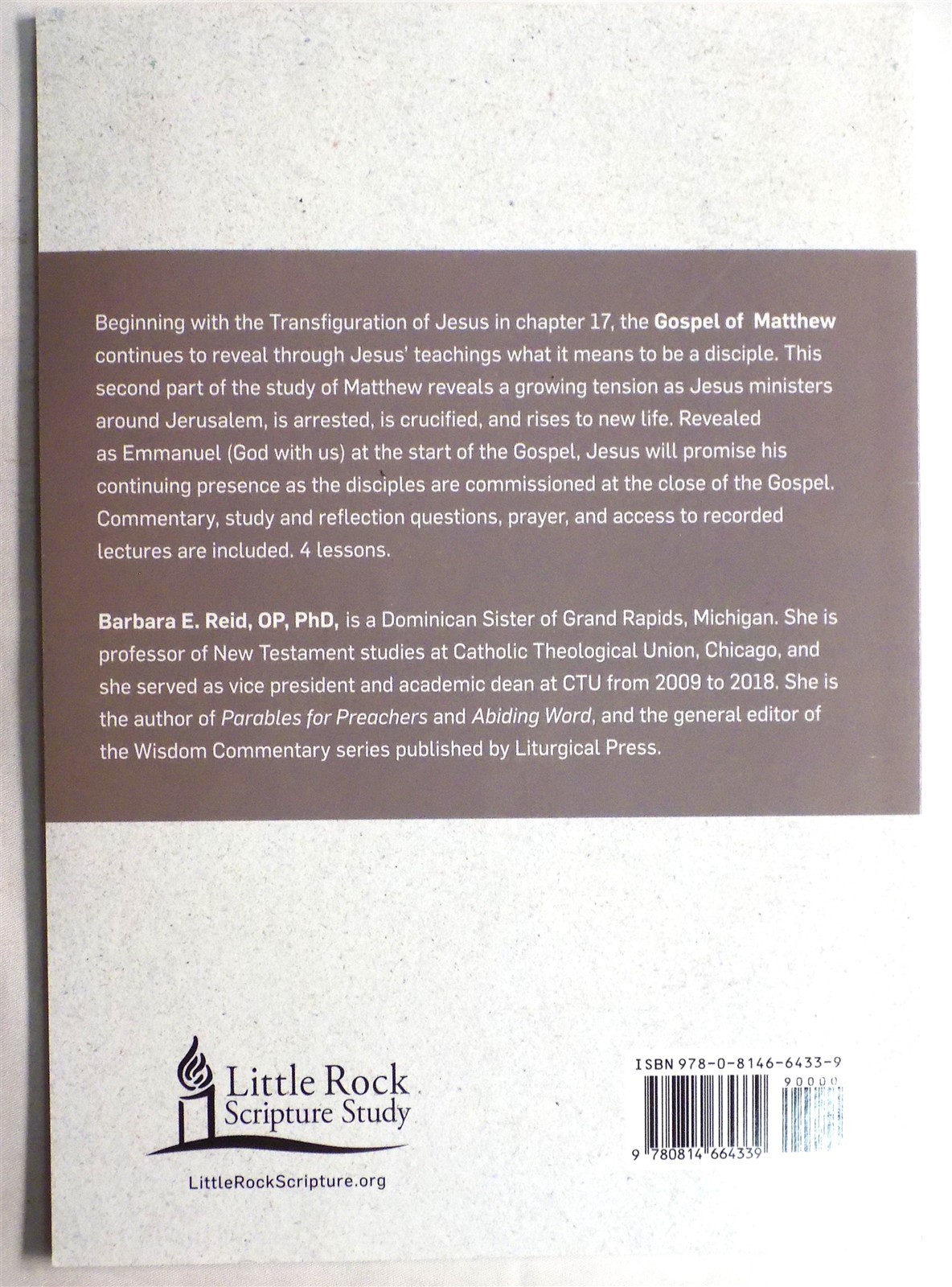 Gospel According to Matthew, Part One and Two by Barbara E. Reid 2019 Paperback