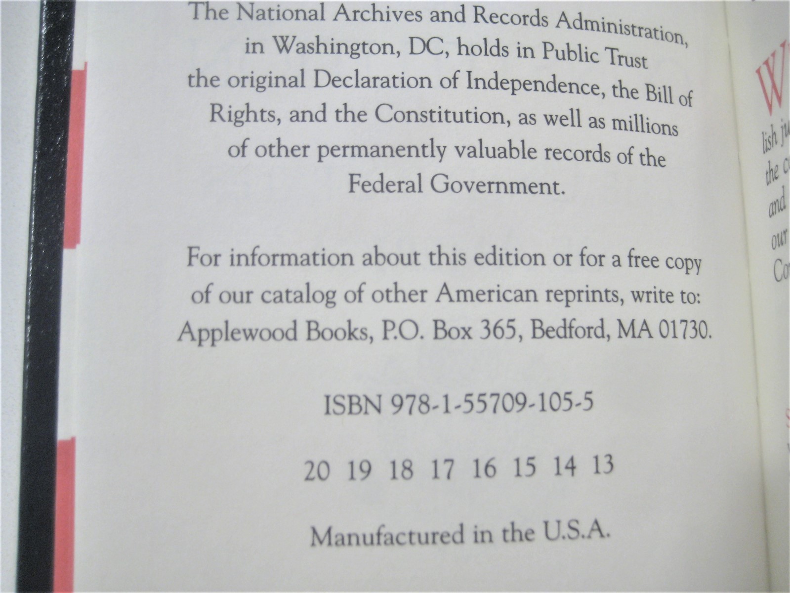The Constitution of the United States (1995 Hardcover)