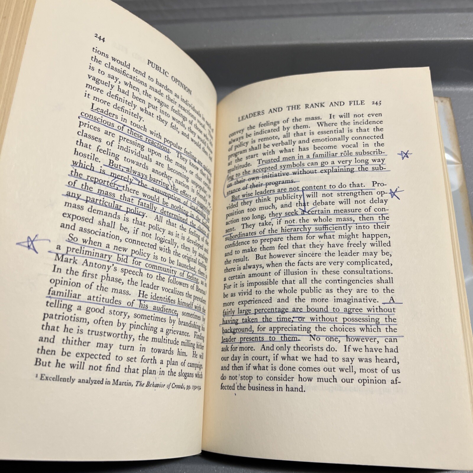 Public Opinion Walter Lippmann The Macmillan Company 1961