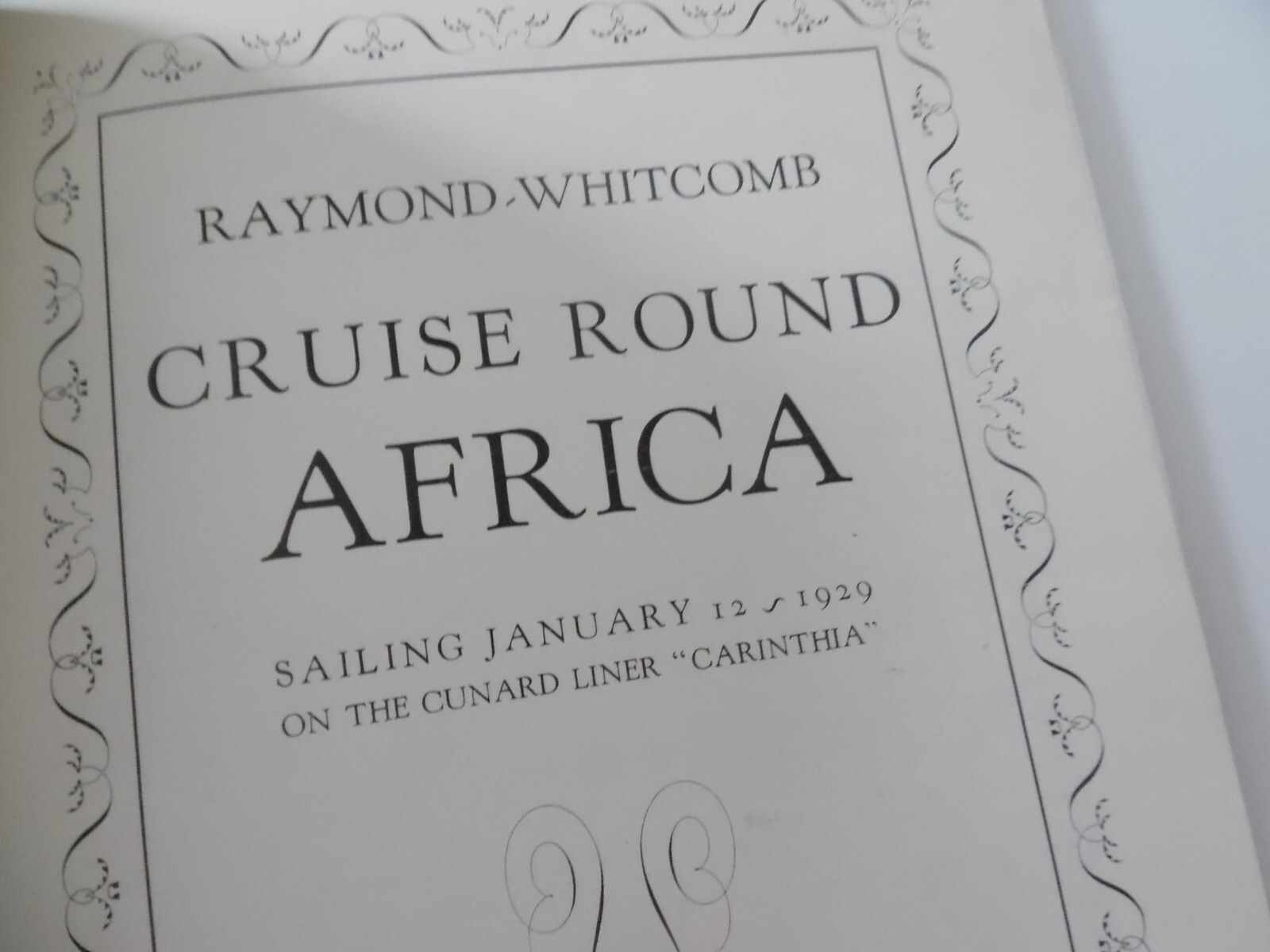 Round Africa Cruise 1929 TRAVEL DETAILS INFO BOOKLET PICTURES 88 PAGES