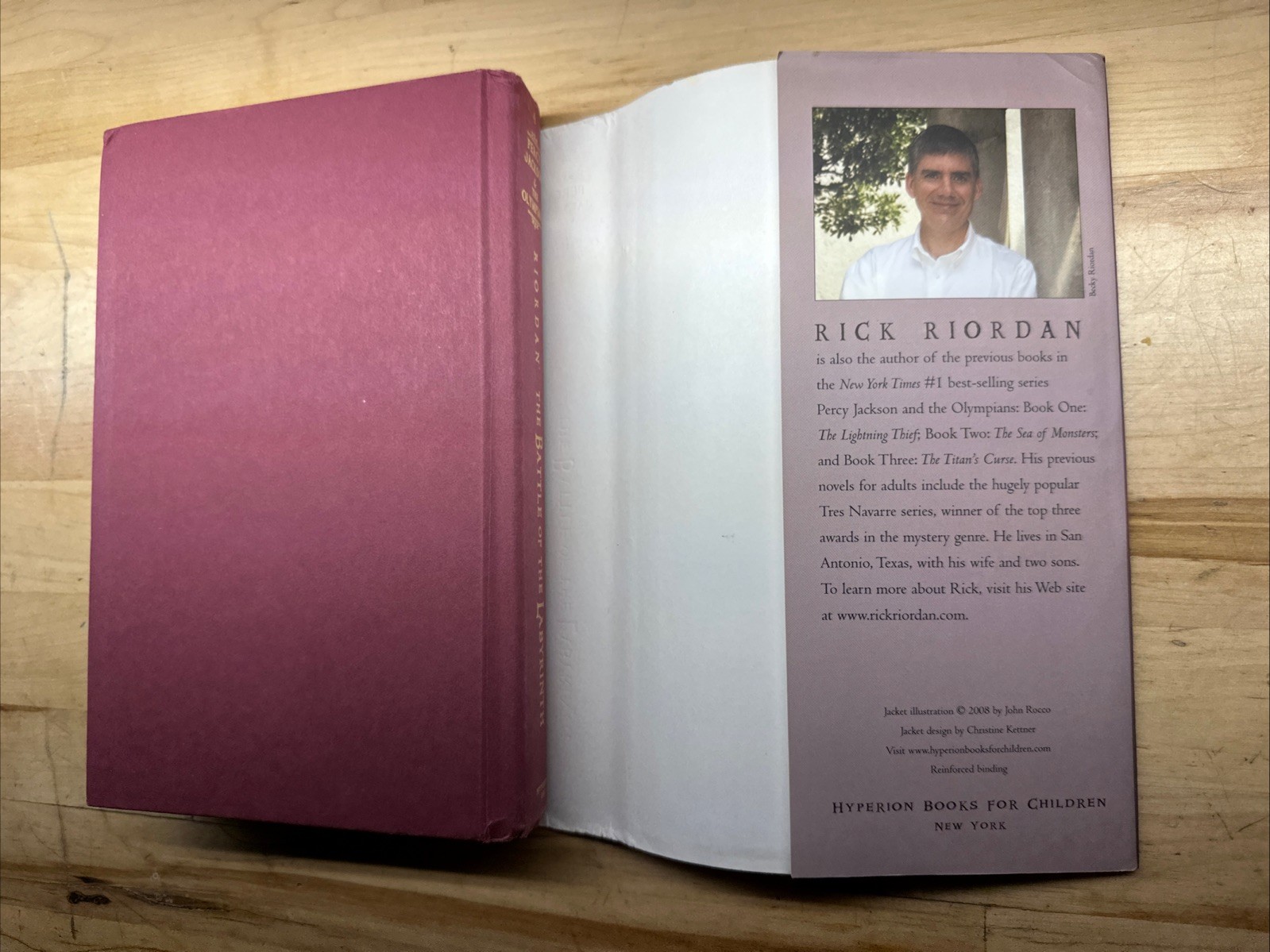 „The Battle Of The Labyrinth“ Hardcover Book-Rick Riordan First Edition Signed