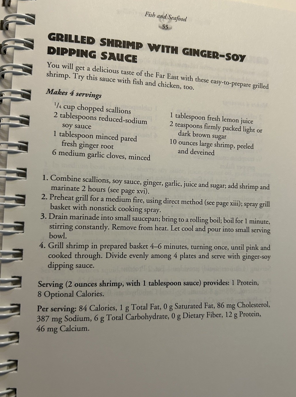 Weight Watchers Slim Ways to Grilling Spiral-Bound Hardcover 175 Pages VGC 1996
