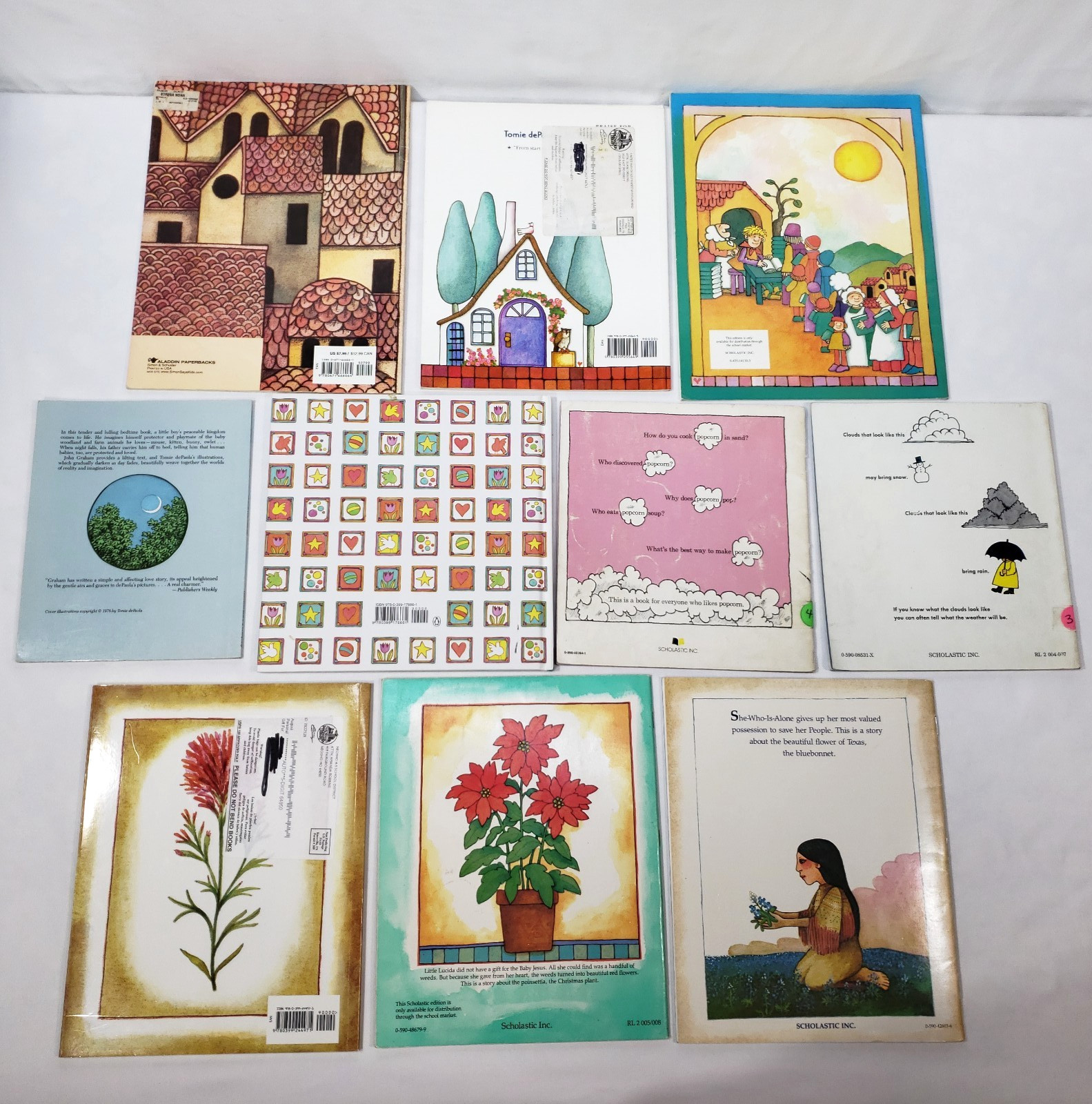 Tomie DePaola Picture Books Lot Of 10 Homeschool Classroom Library Teacher Kids