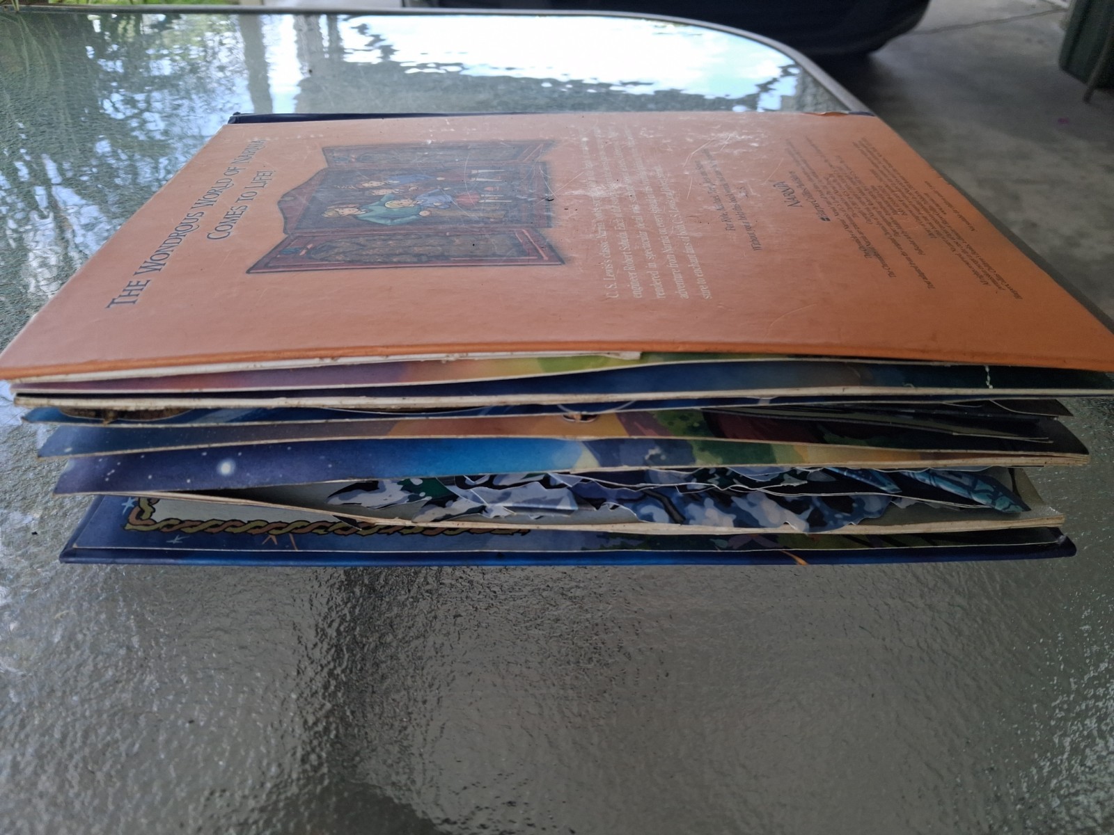 Chronicles of Narnia Pop-Up Book 2007 Hardcover Based on C.S. Lewis Fantasy Kids