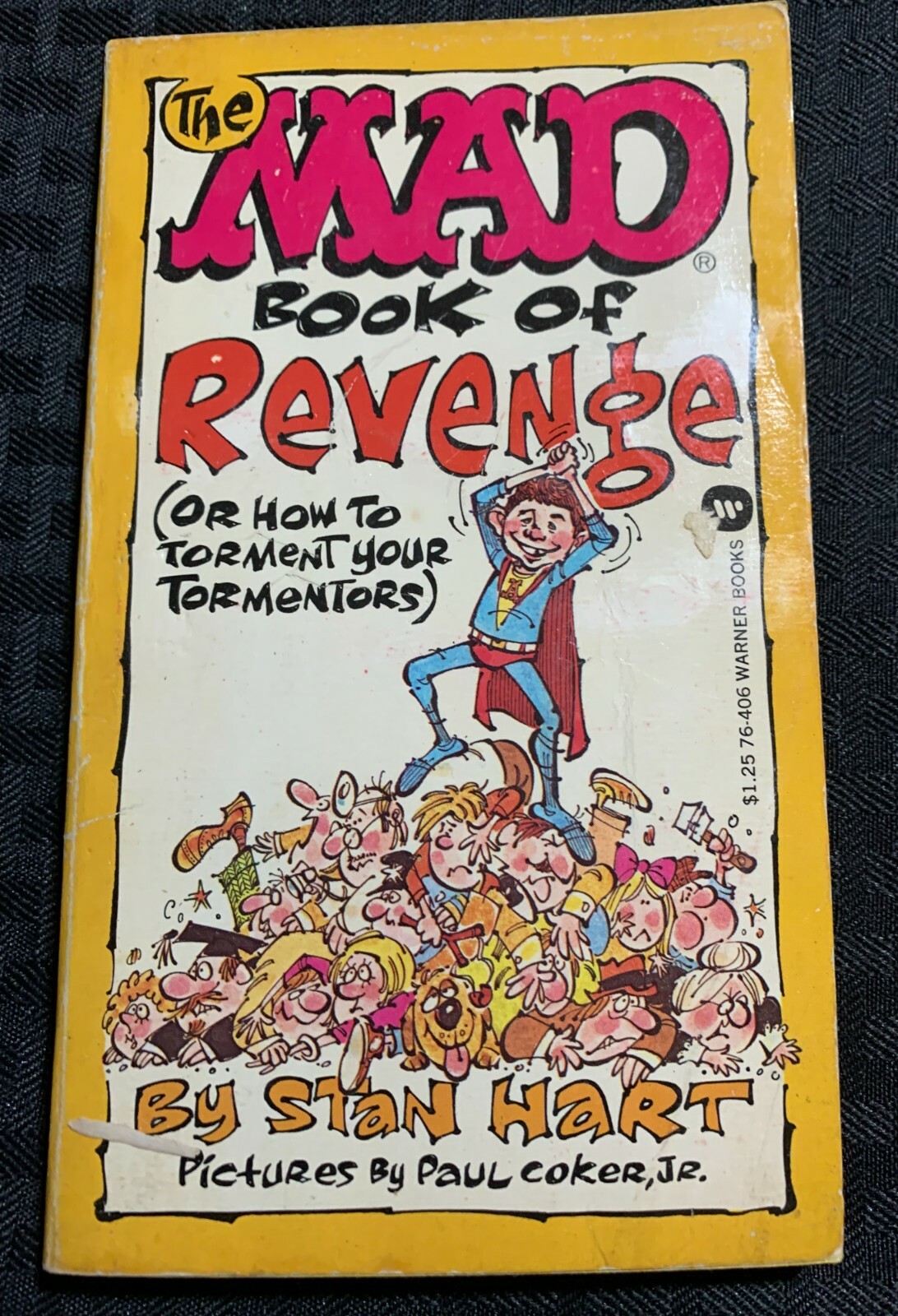1976 MAD BOOK OF REVENGE by Stan Hart VG 4.0 1st Warner Paperback / Fisherman