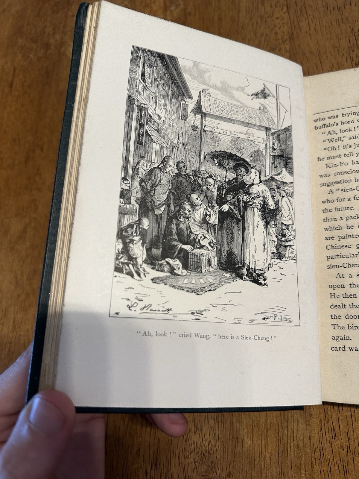 Antique Book 1800s Tribulations Of A Chinaman Jules Verne London Print Sampson