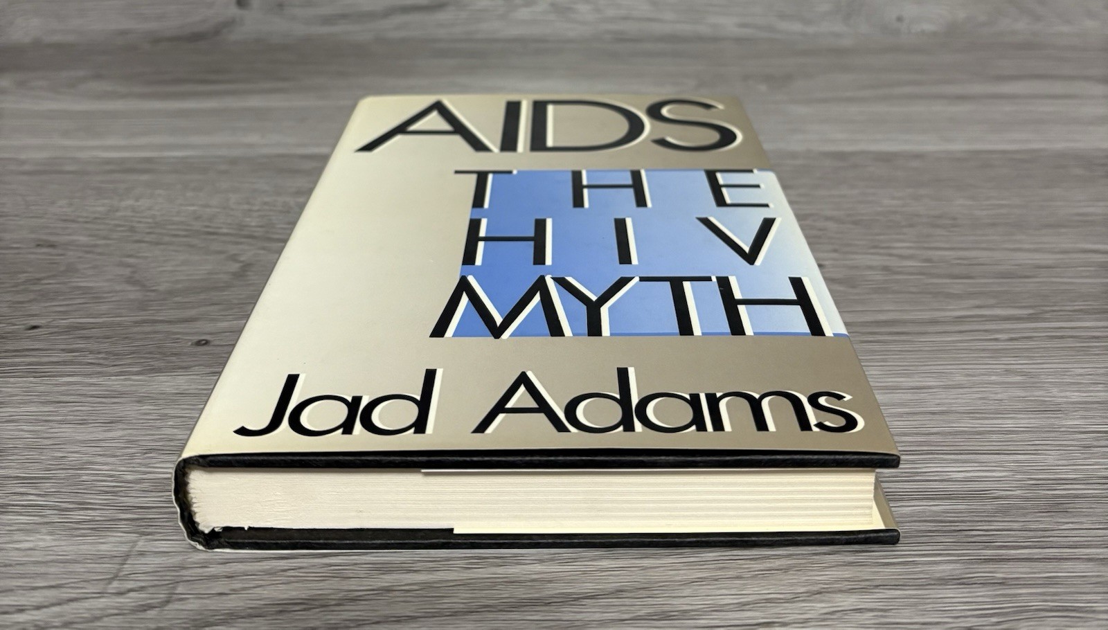 AIDS The HIV Myth By Jad Adams 1989 First US Edition St Martin’s Press HCDJ Book