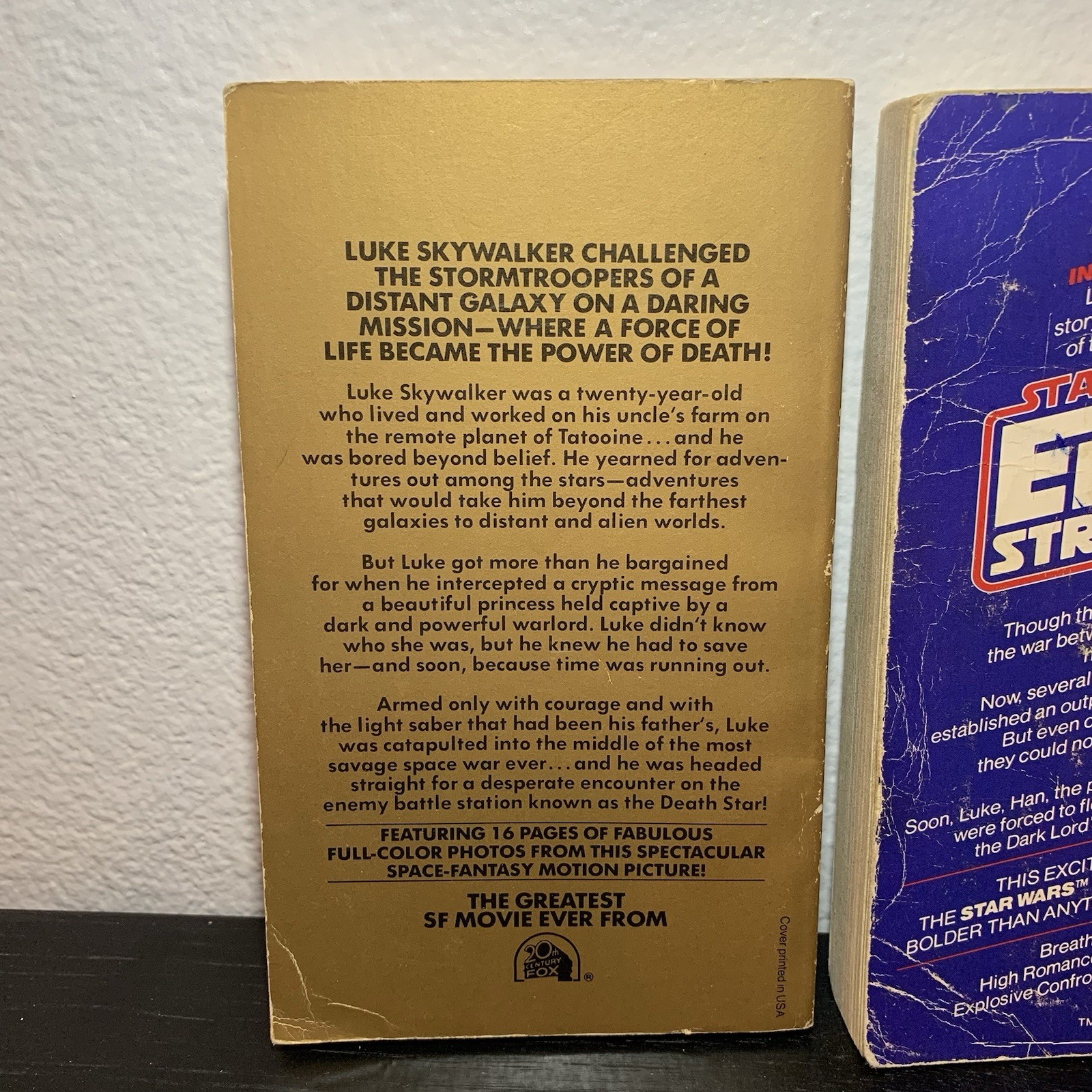 Star Wars Trilogy: Del Rey Book Lot of 3 (Paperback) First Special Printing