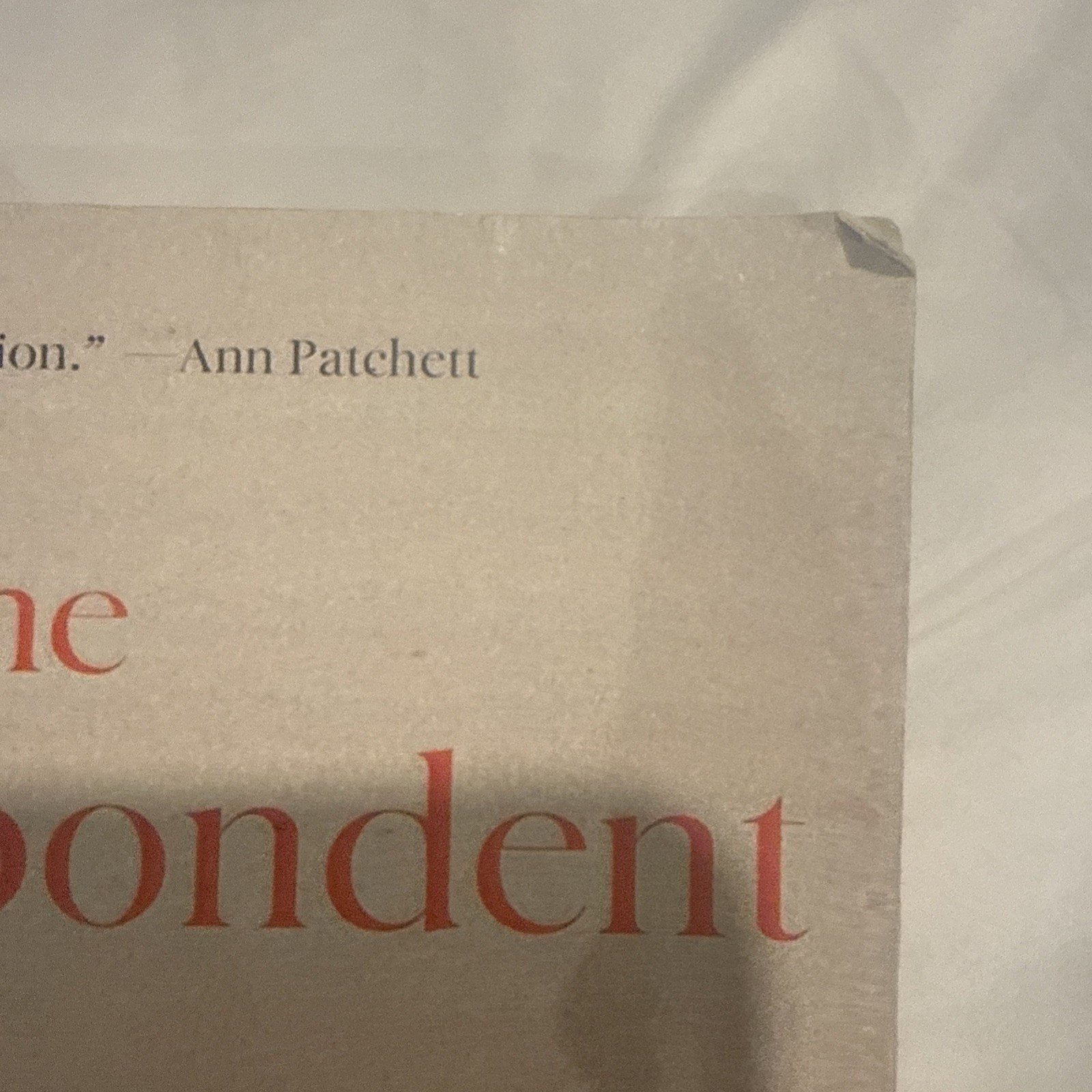 The Correspondent A Novel Paperback Book by Virginia Evans Contemporary Fiction