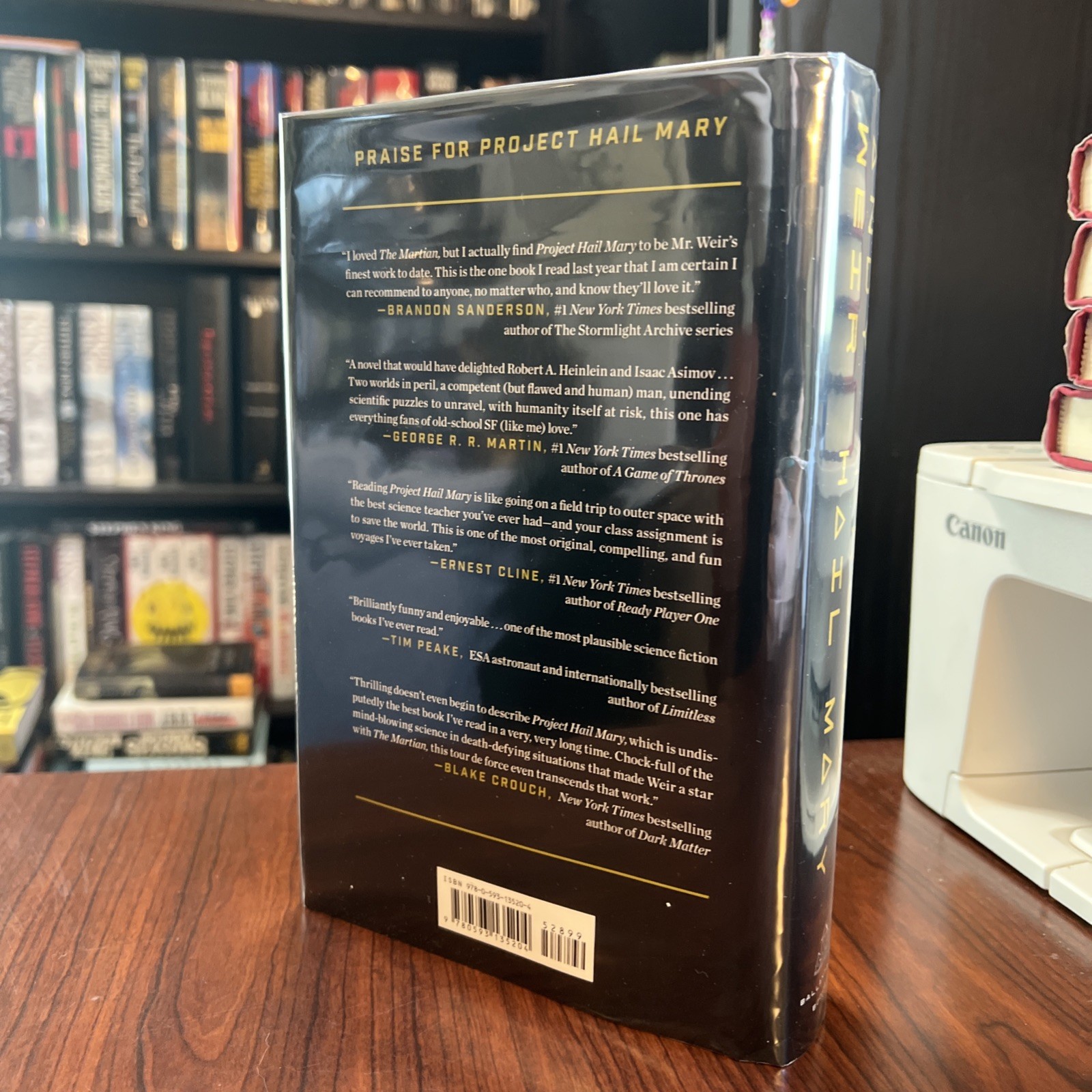 Project Hail Mary – Andy Weir (2021, Hardcover) First Edition/Print, 1st/1st DJ.