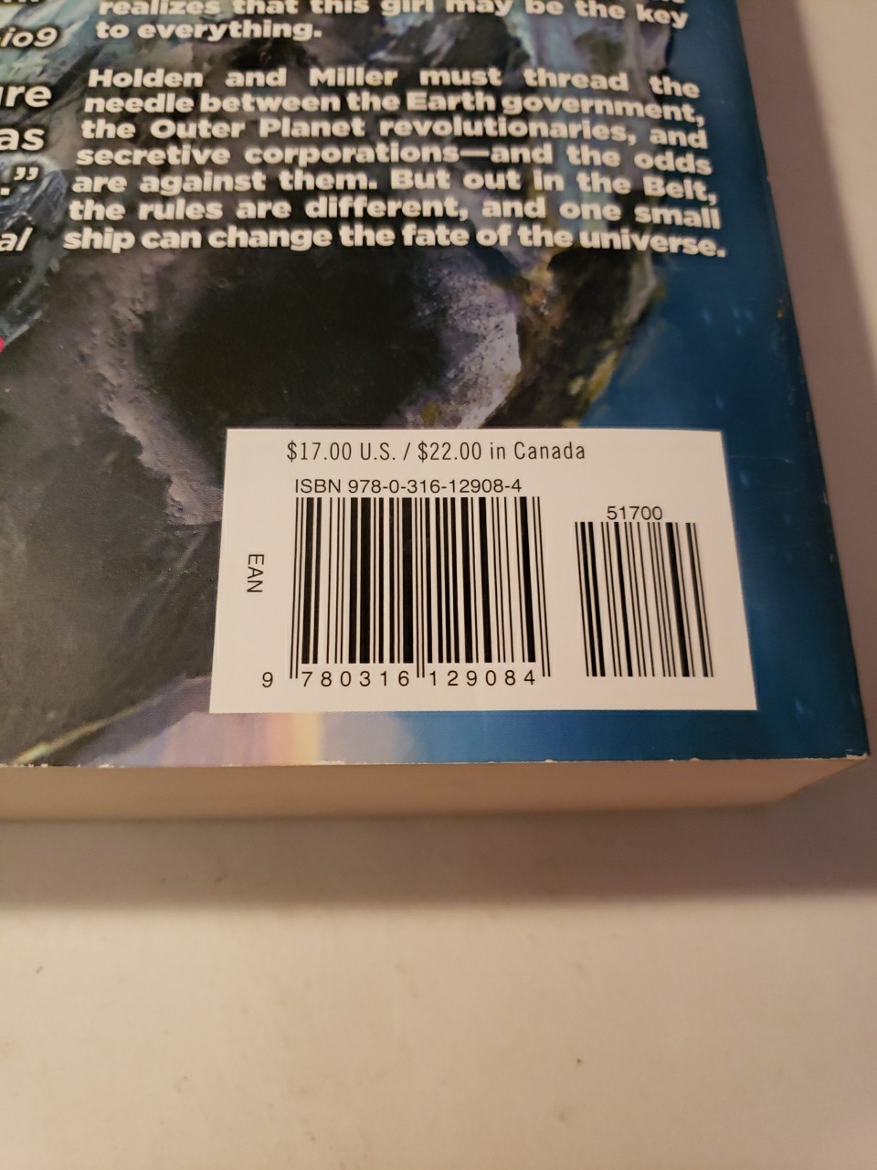 Leviathan Wakes Expanse Series Trade Paperback Book James S A Corey Scifi Space