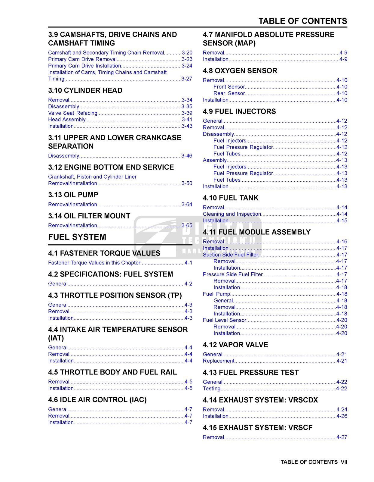 HARLEY-DAVIDSON VRSC V-Rod Models Service Manual 2013 – WIRE BOUND – COVERS
